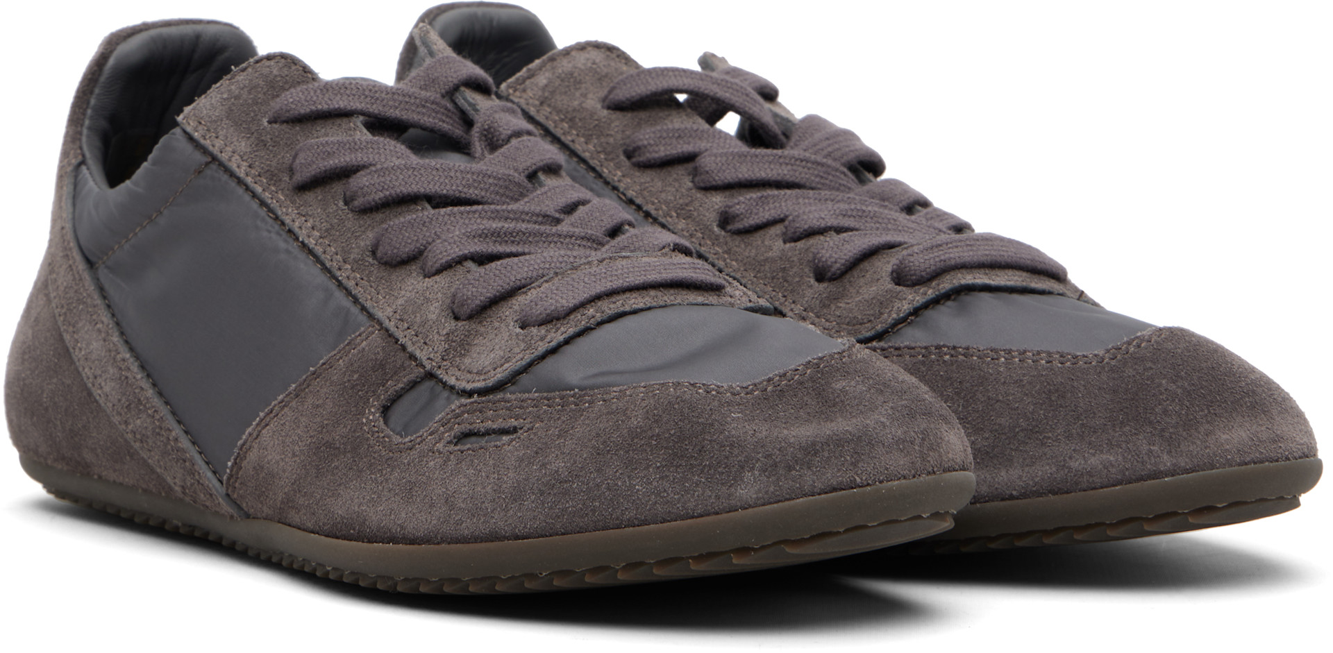 Rick Owens - Baskets grises - Temple