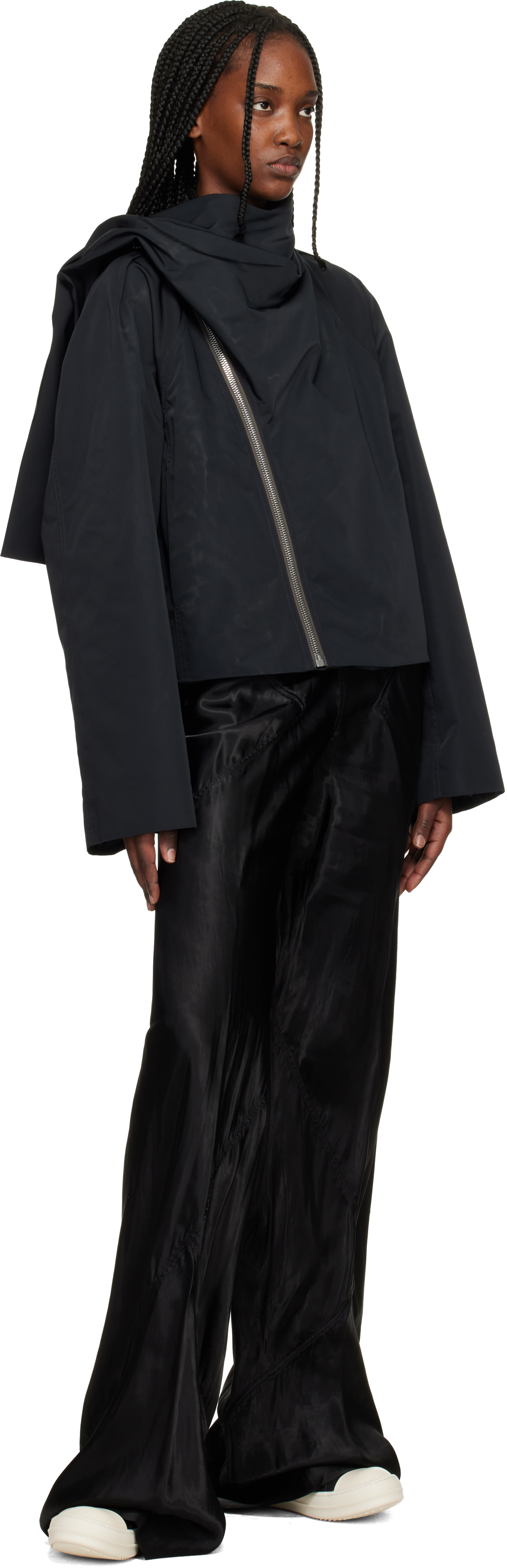 Rick Owens - Baskets basses noires à brides - Temple