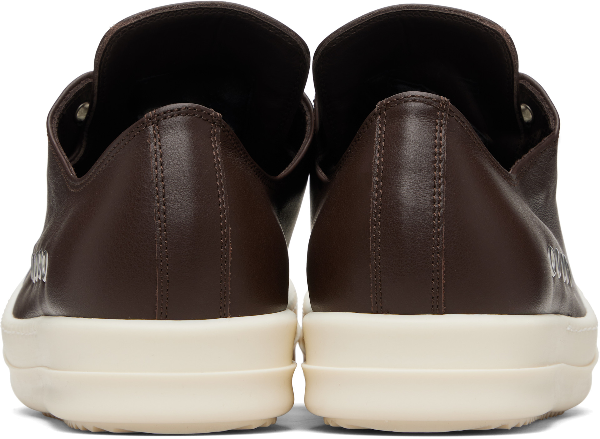 Rick Owens: Brown Temple Extreme Low Sneakers | SSENSE