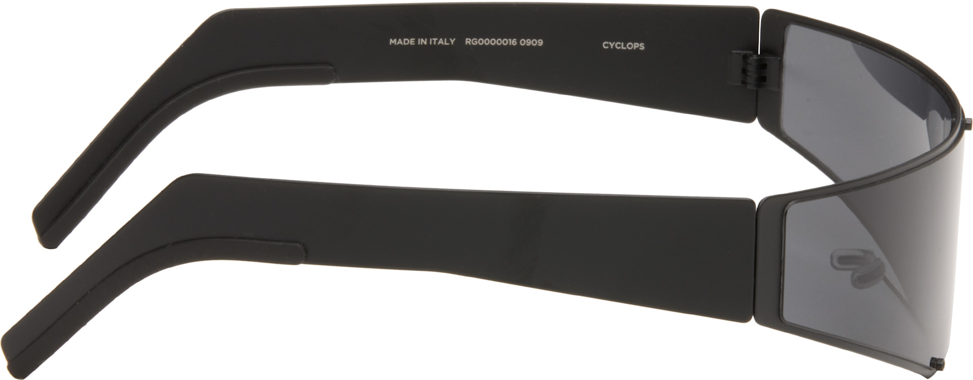 Rick Owens - Lunettes de soleil Cyclops noires