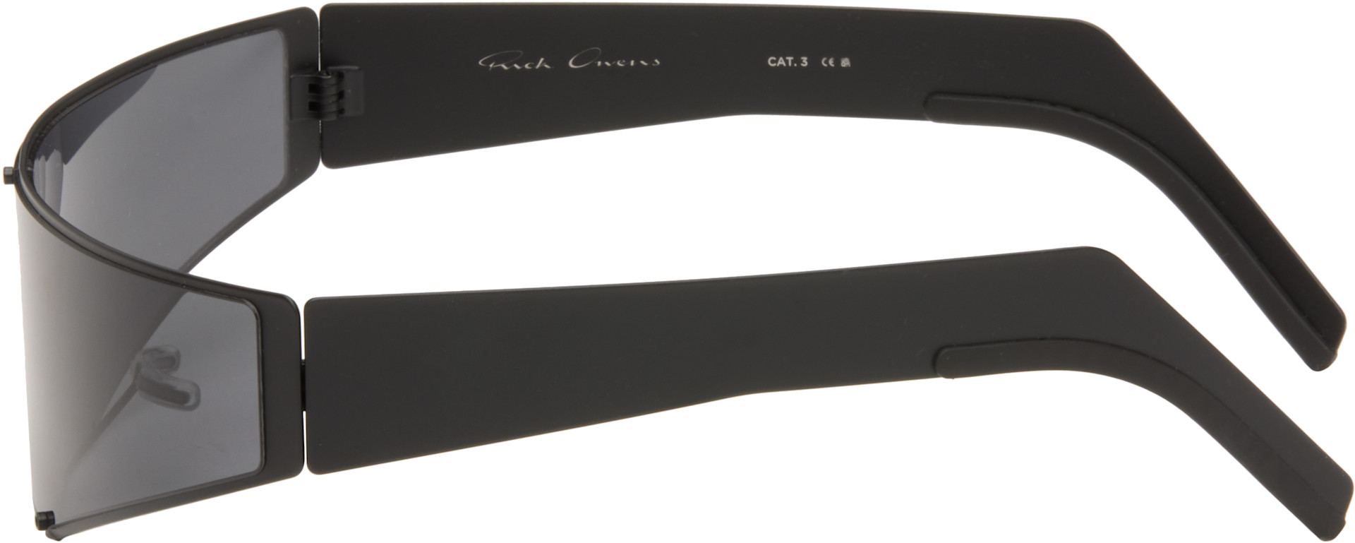 Rick Owens - Lunettes de soleil Cyclops noires