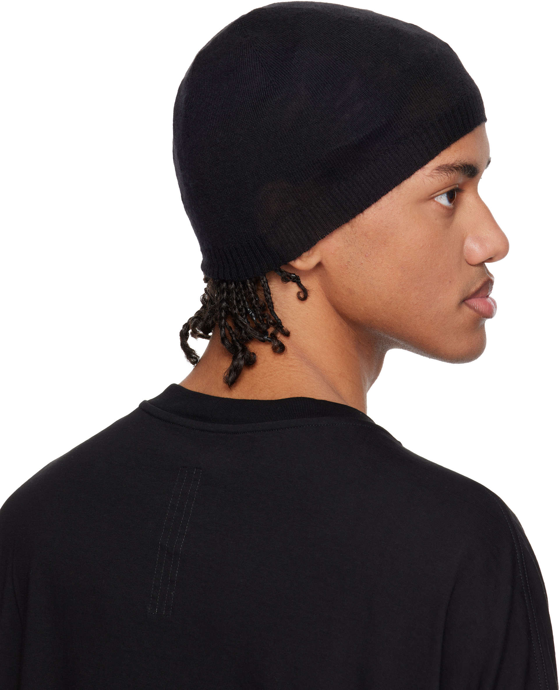 RICK OWENS リックオウエンス　ニット帽　ビニー Rick Owens Gray Porterville Ribbed Beanie In 34 Dust | ModeSens