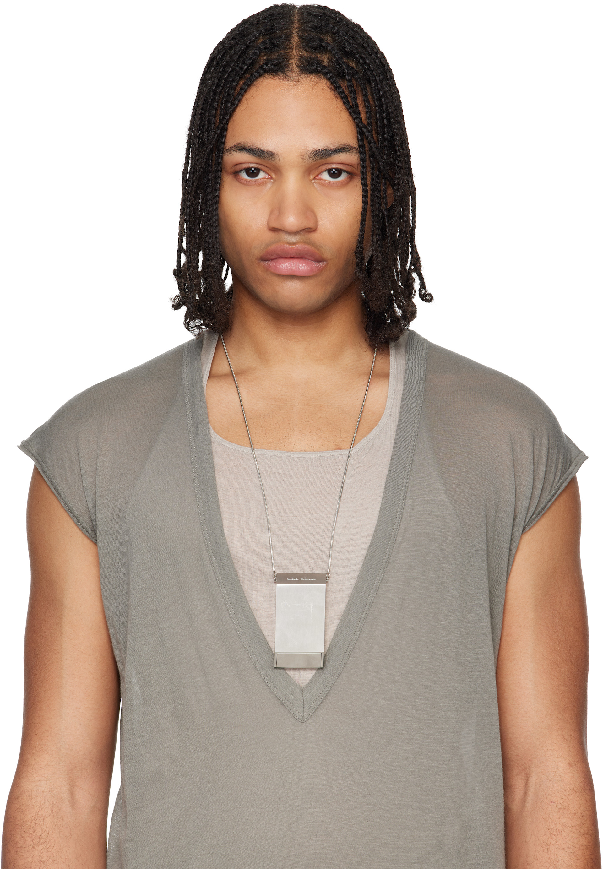Rick Owens: Temple Portable Ashtray ネックレス | SSENSE 日本