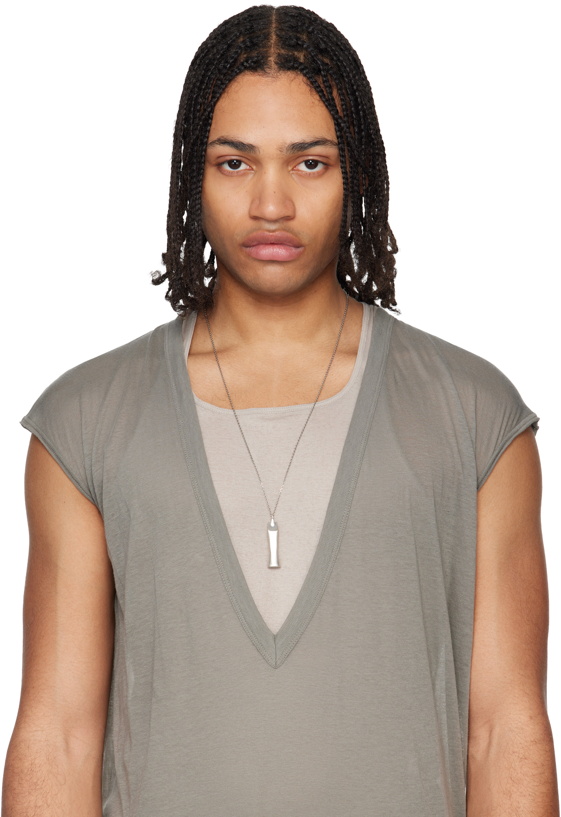 Rick Owens: Temple Sister チャームネックレス | SSENSE 日本