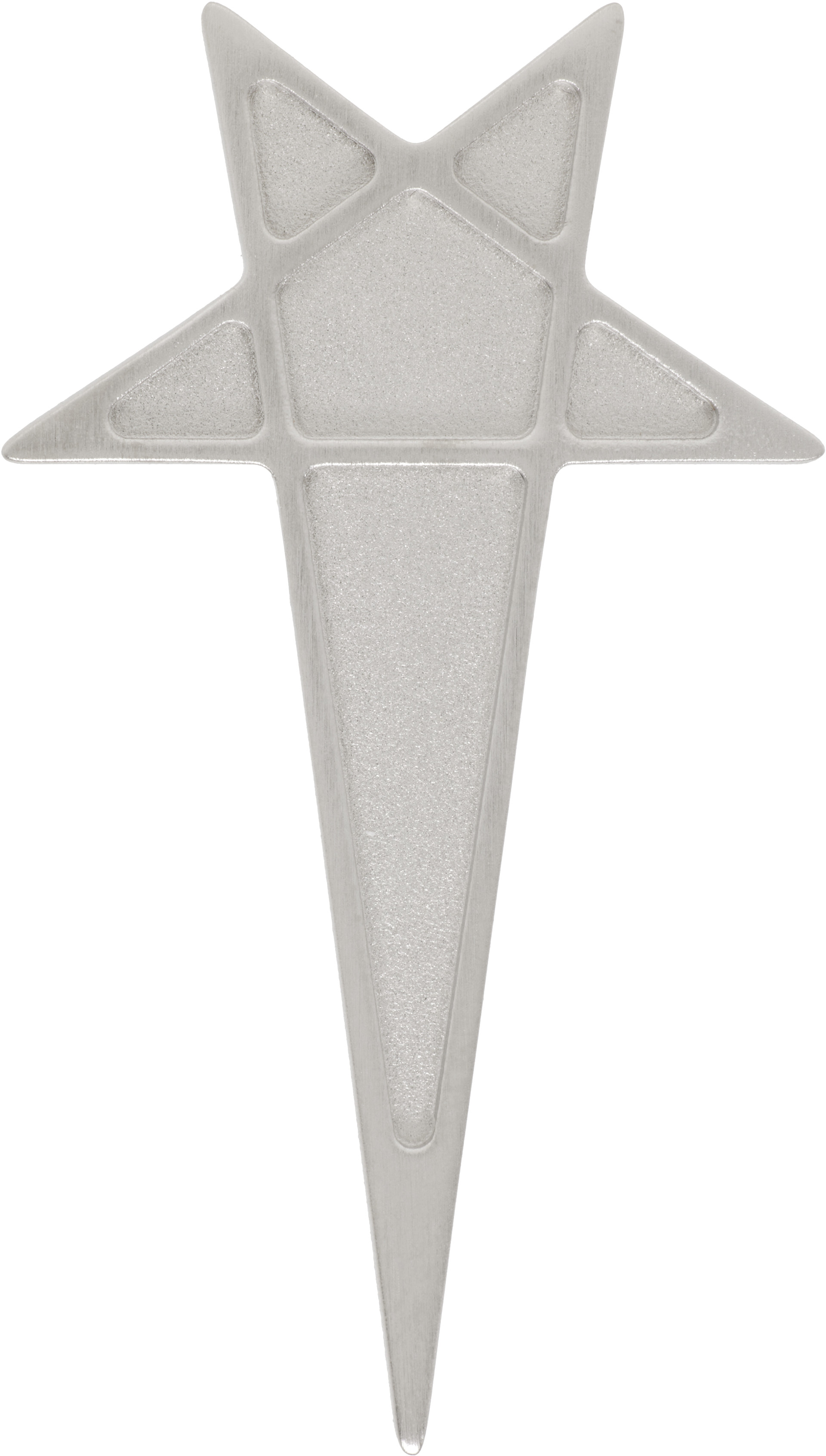 Rick Owens: Temple Pentagram Lapel Pin | SSENSE