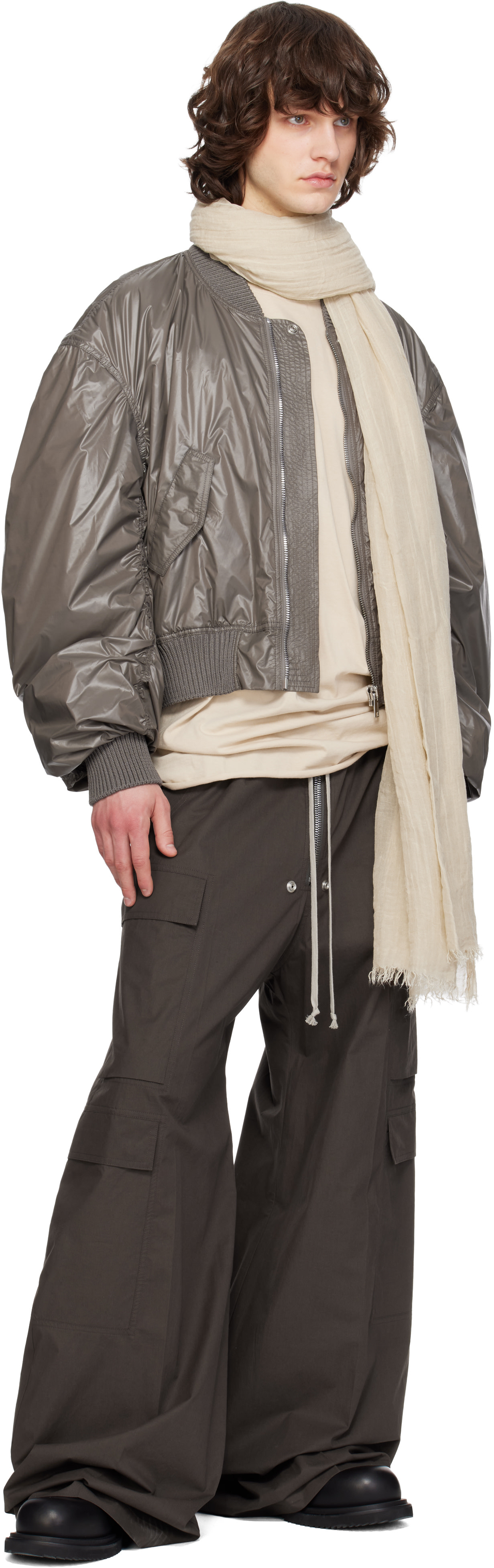 Rick Owens - 오프 화이트 템플 샌디 메가 스카프