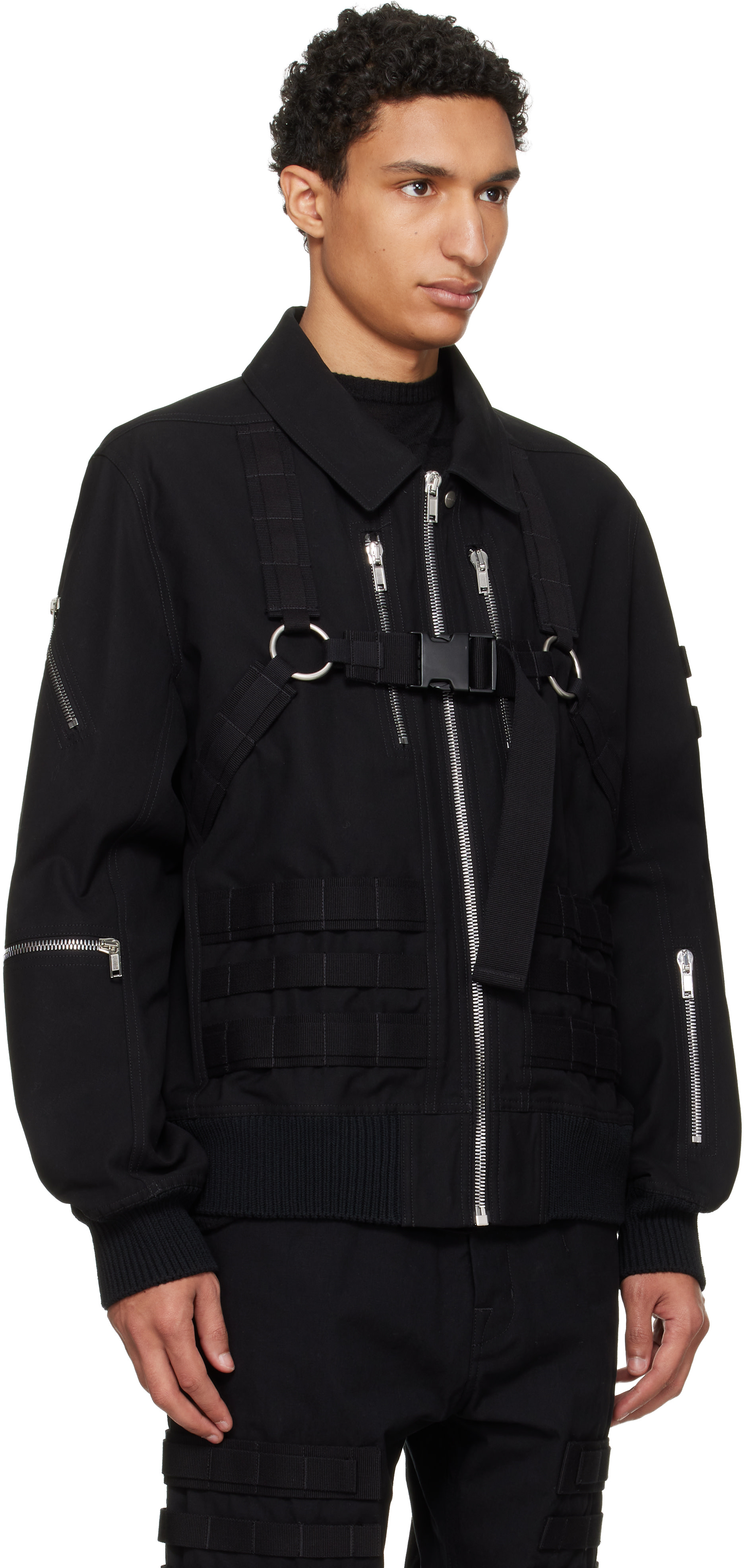Rick Owens - 블랙 템플 블릭사 카고 보머 재킷
