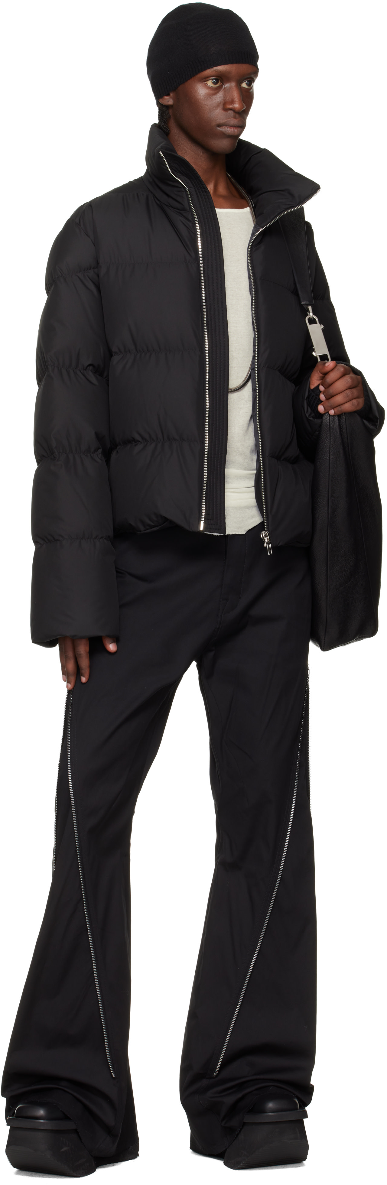 Rick Owens - Moncler + Rick Owens 블랙 시클로픽 다운 재킷