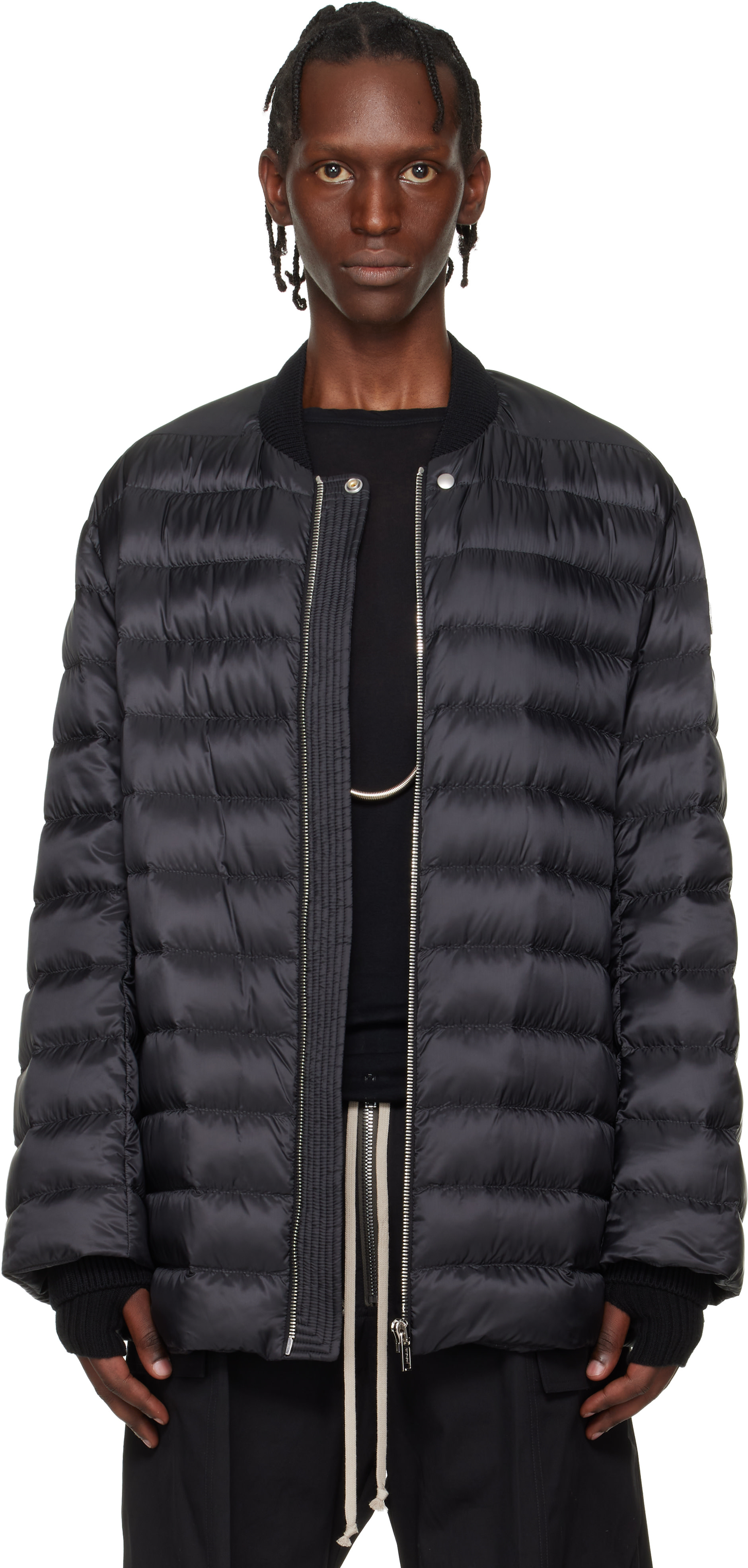 Rick Owens: Moncler + Rick Owens ブラック フライト ダウン
