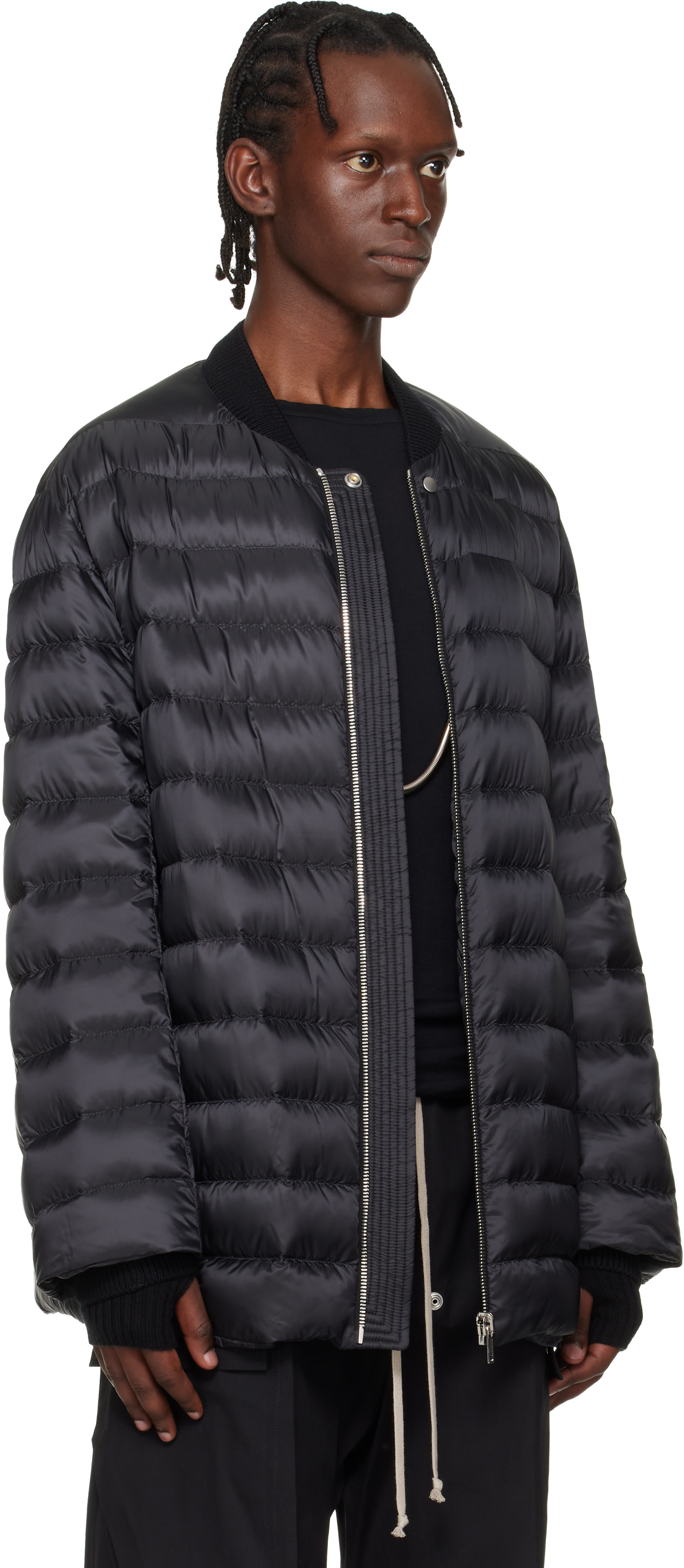 Rick Owens: Moncler + Rick Owens ブラック フライト ダウン