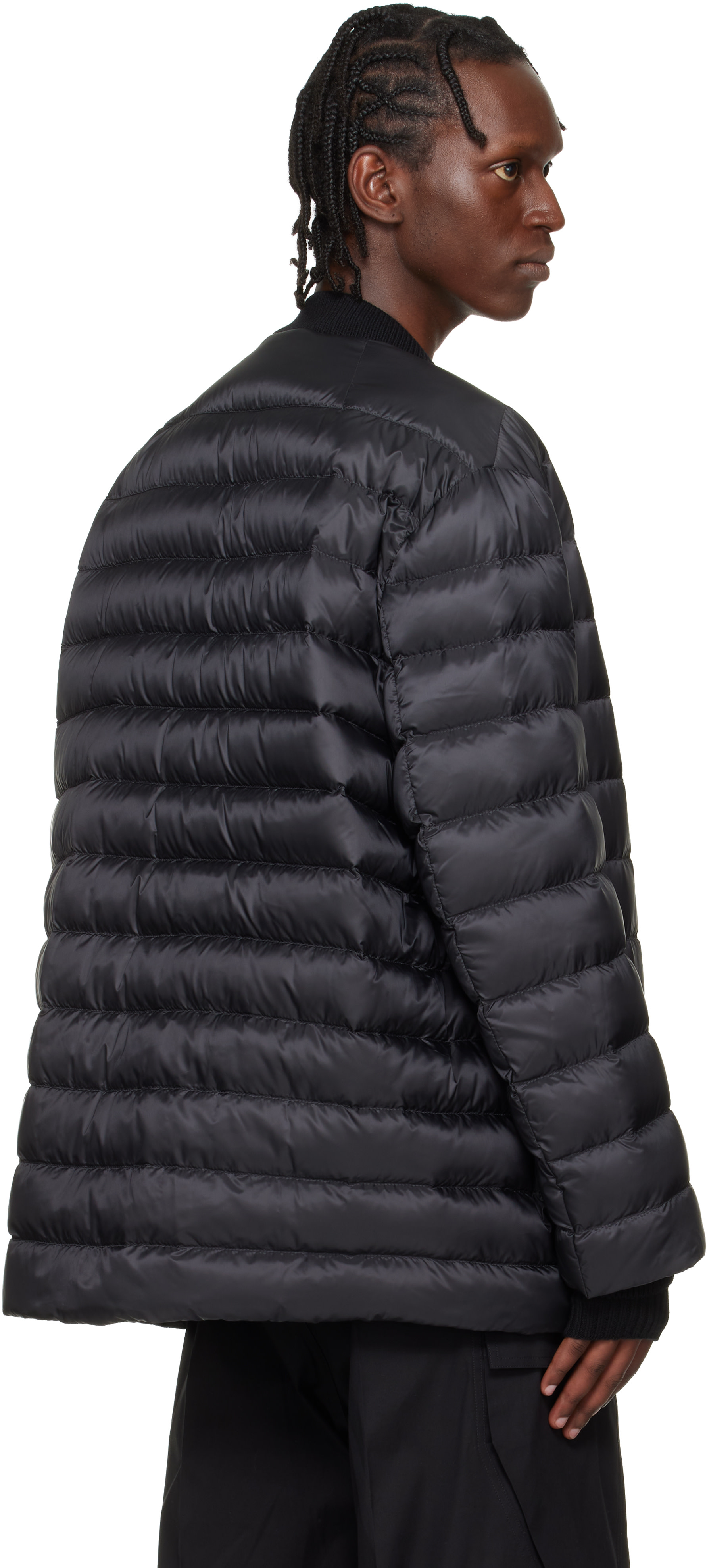 MONCLER Rick Owens ダウンジャケット サイズ0 ブラック Rick Owens: Moncler + Rick Owens ブラック フライト ダウン