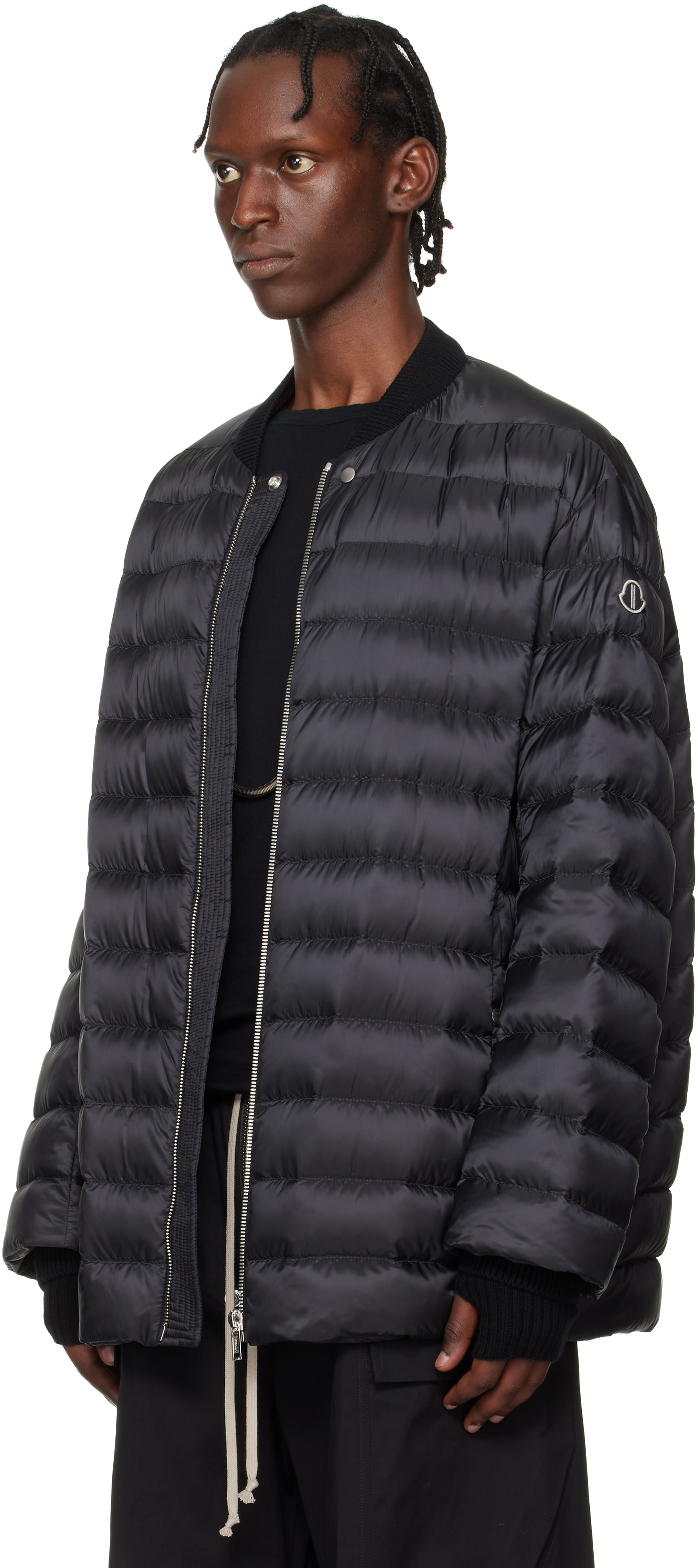 ♪送料無料★フライトダウンジャケット★黒★S★検索用【 Rick Owens】♪ Rick Owens: Moncler + Rick Owens ブラック フライト ダウン