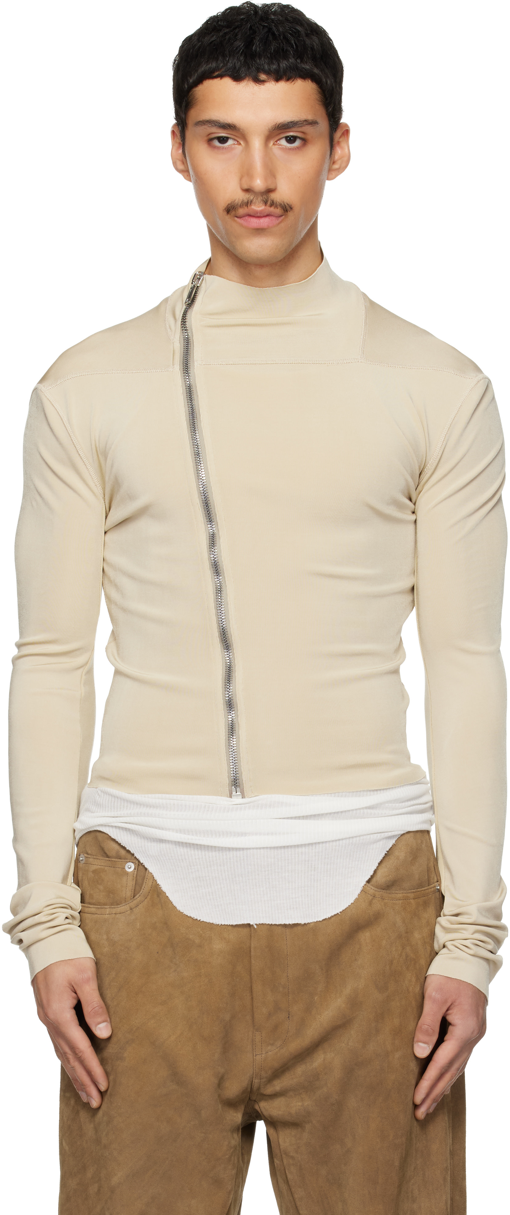 Rick Owens - Blouson Gary beige - Temple