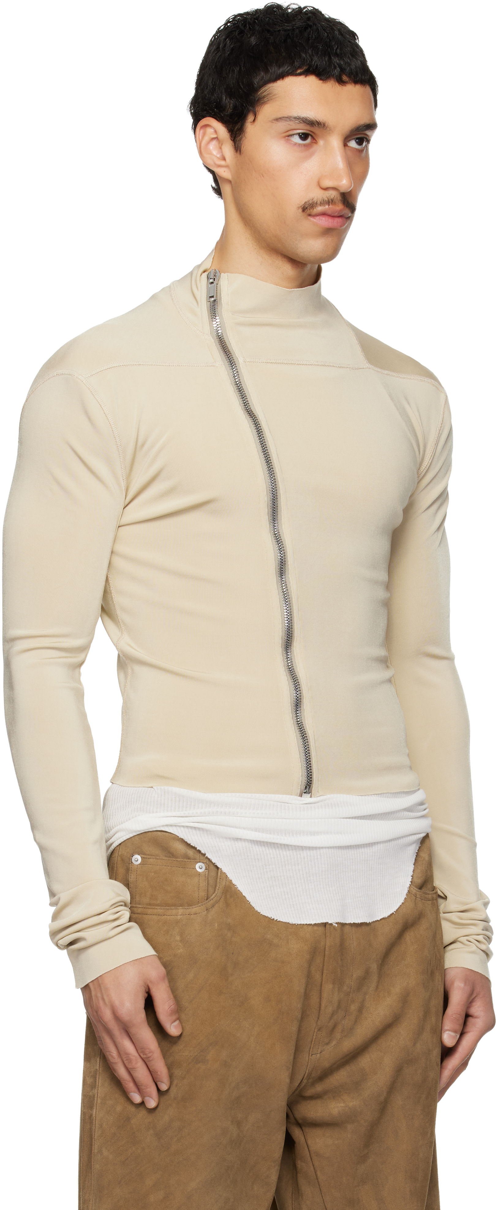 Rick Owens - Blouson Gary beige - Temple