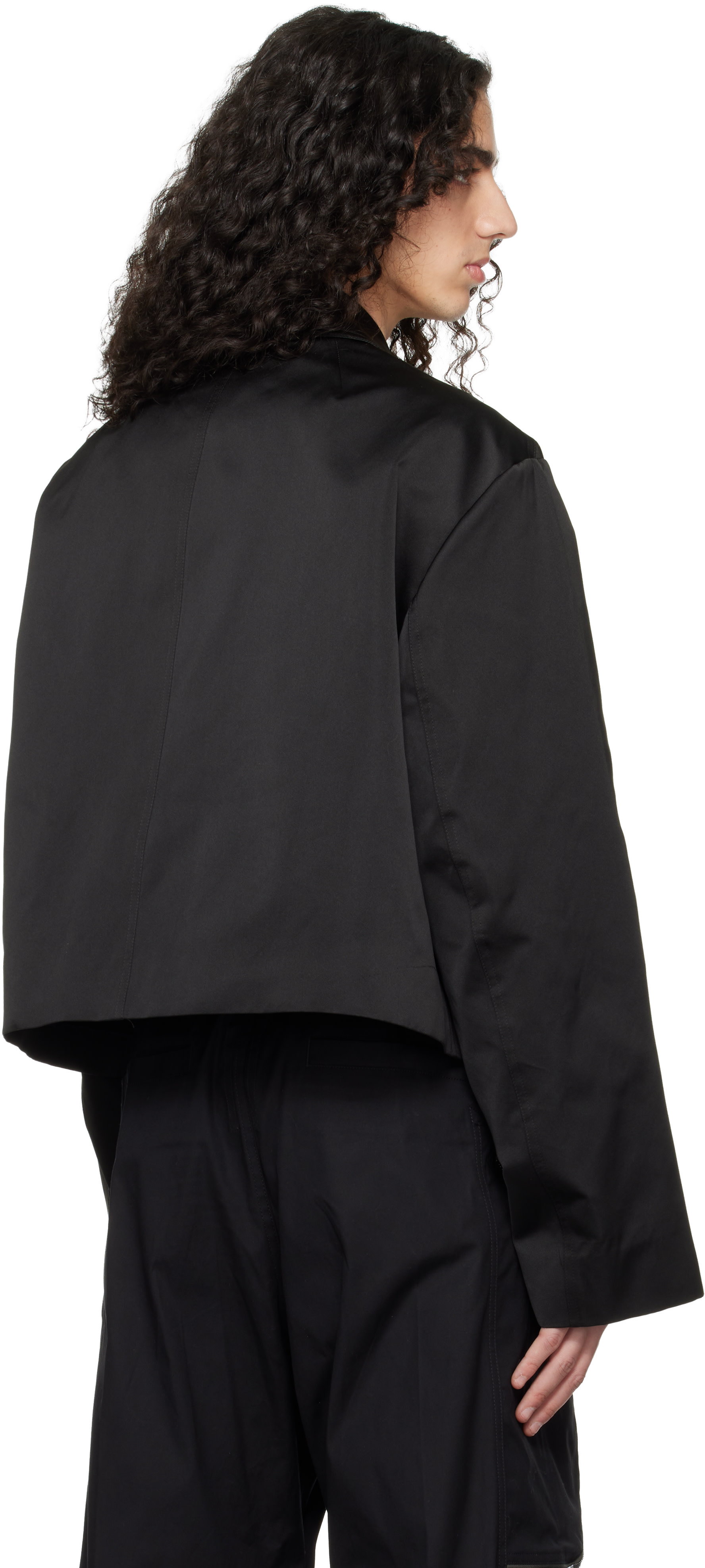 Rick Owens - ブラック Temple Heizer Mac ジャケット