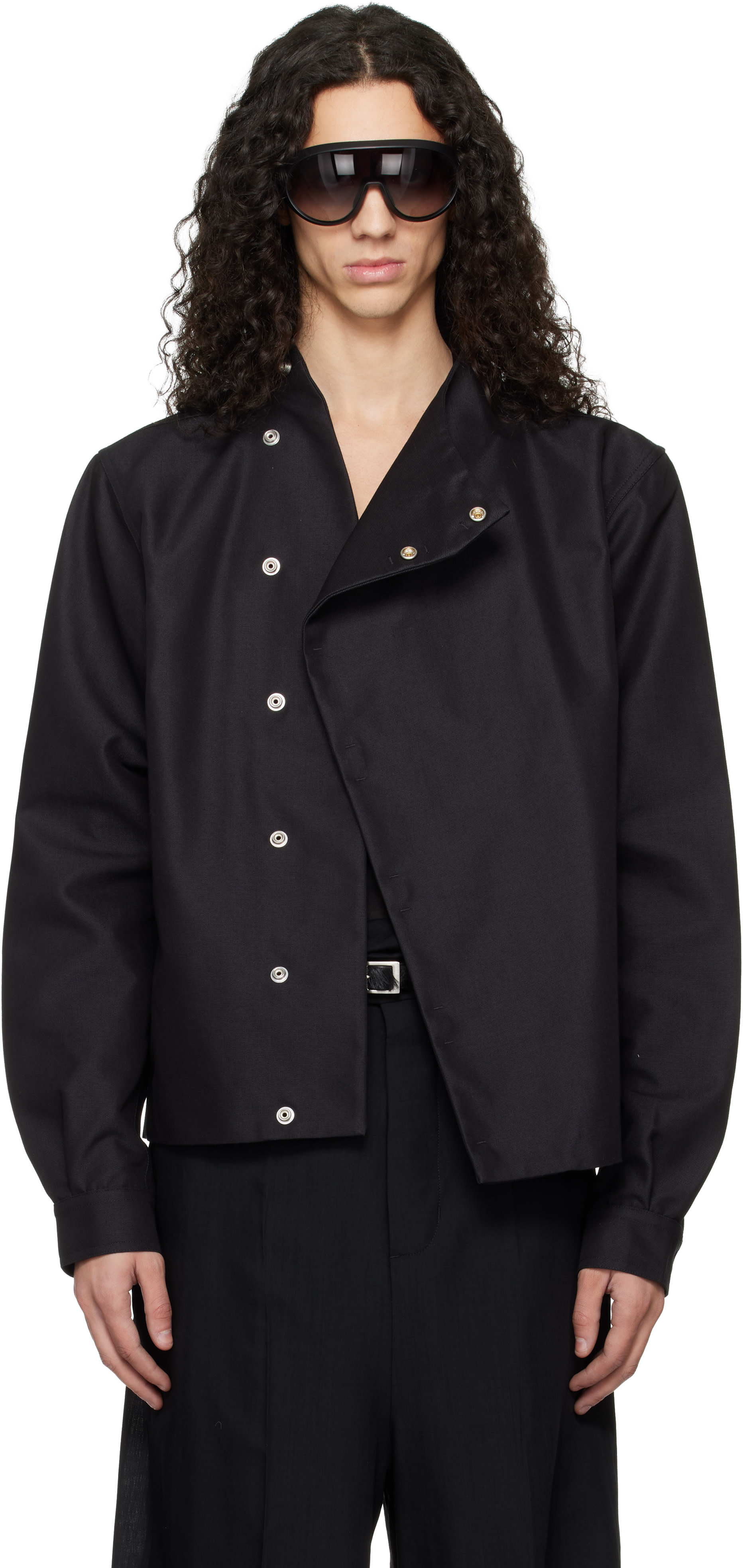 Rick Owens - Blouson LPM noir - Temple