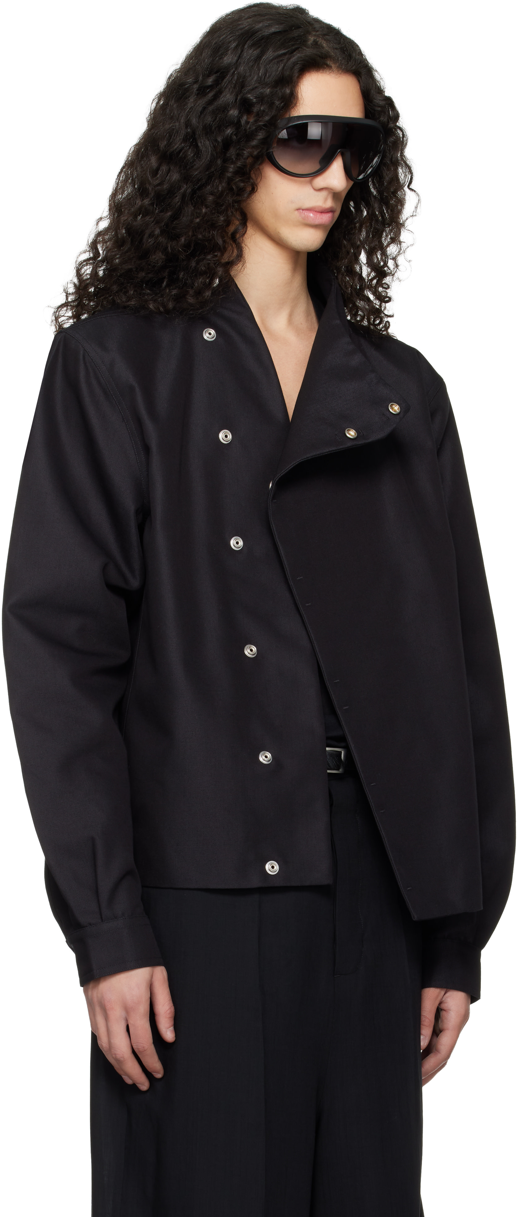Rick Owens - Blouson LPM noir - Temple