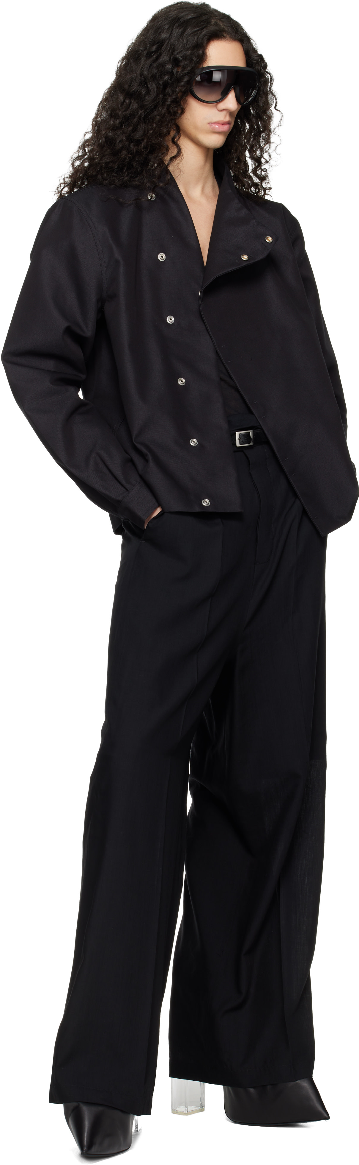 Rick Owens - Blouson LPM noir - Temple