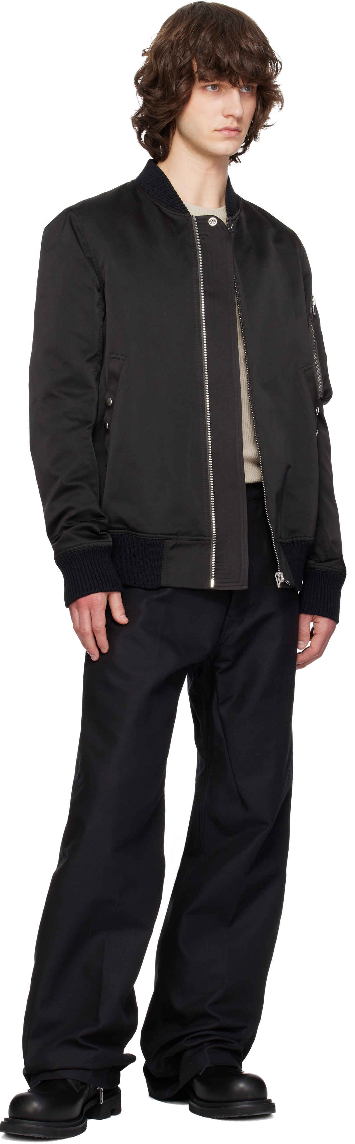 Rick Owens - 블랙 템플 게스 데님 진