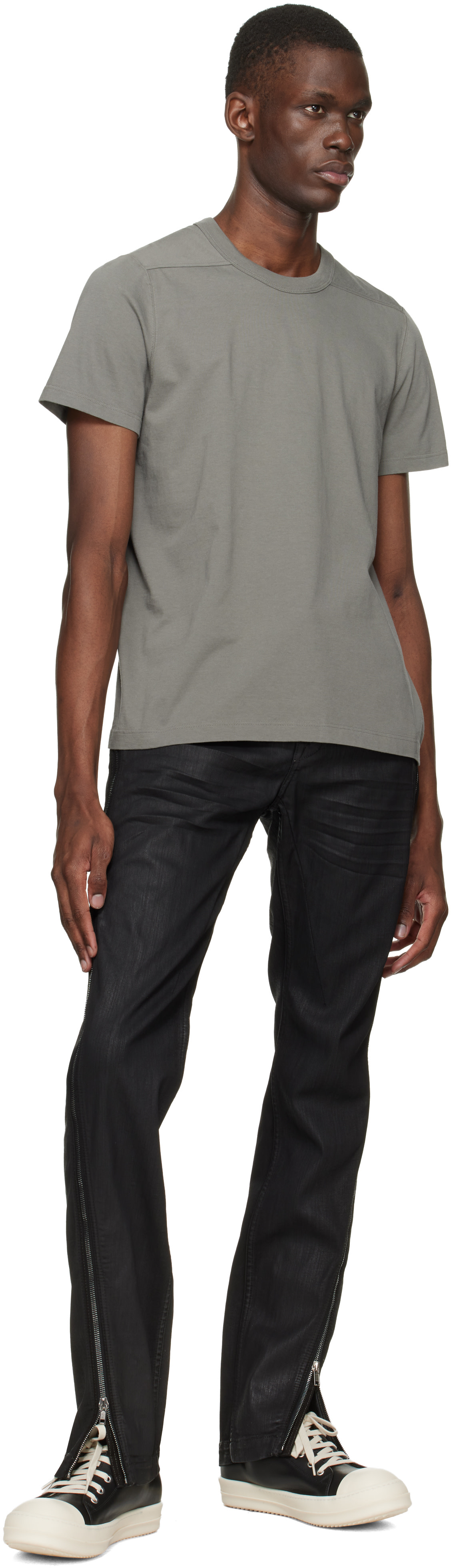 Rick Owens: Black Temple Vega Jeans | SSENSE India