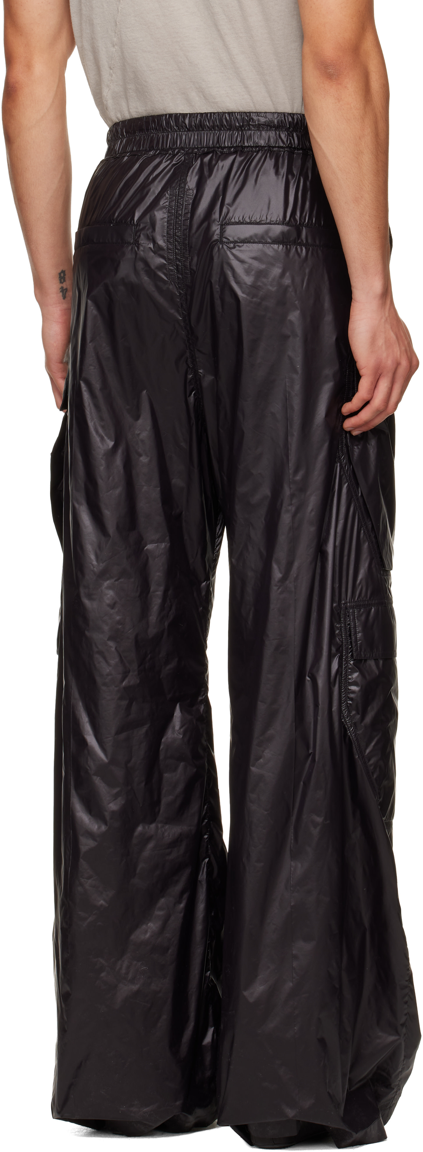 Rick Owens: Black Temple Cargobelas Cargo Pants | SSENSE
