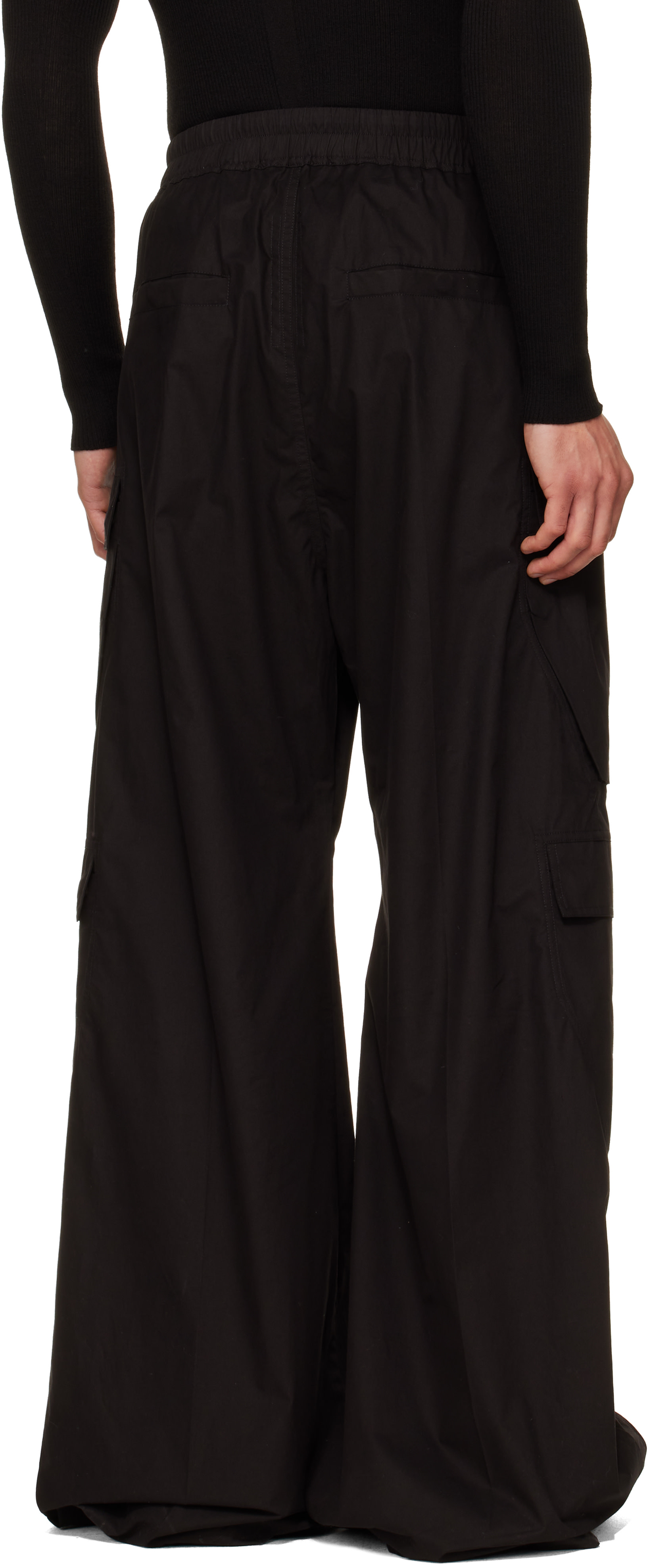 Rick Owens: Black Cargobelas Cargo Pants | SSENSE