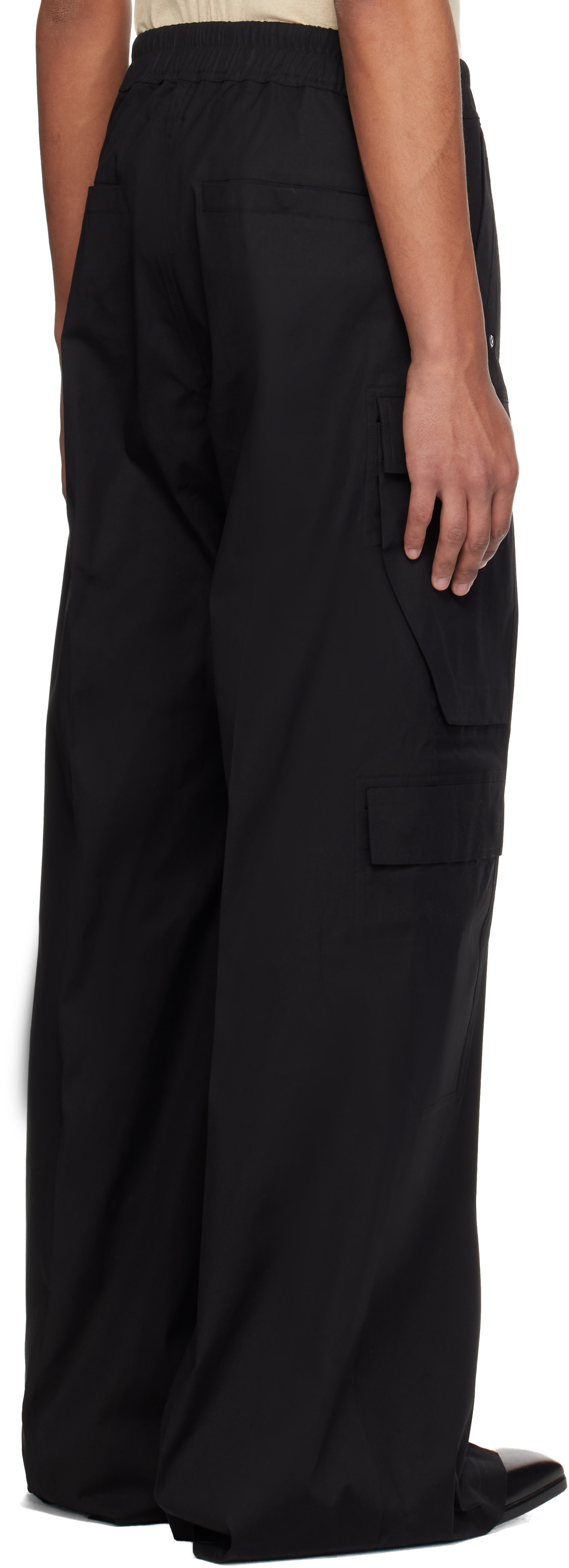 Rick Owens: Black Temple Cargobelas Cargo Pants | SSENSE