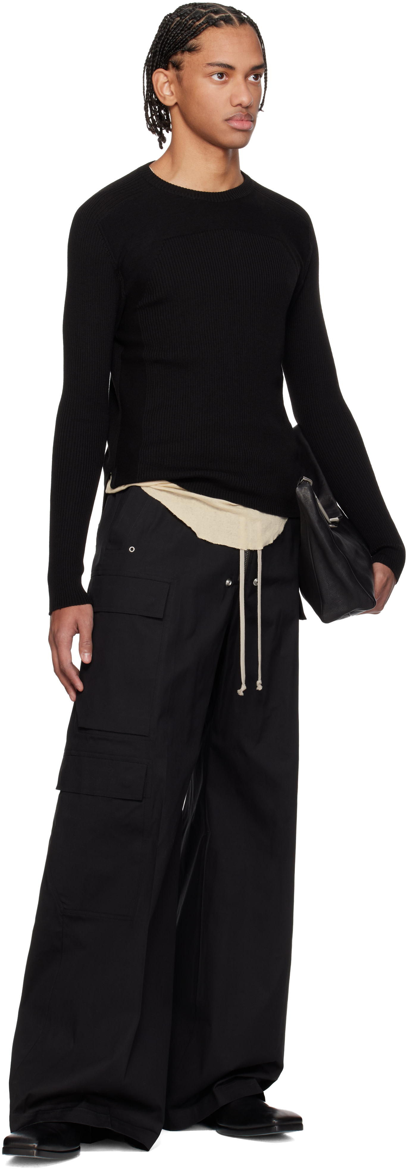 Rick Owens - 블랙 템플 카고벨라스 카고 팬츠