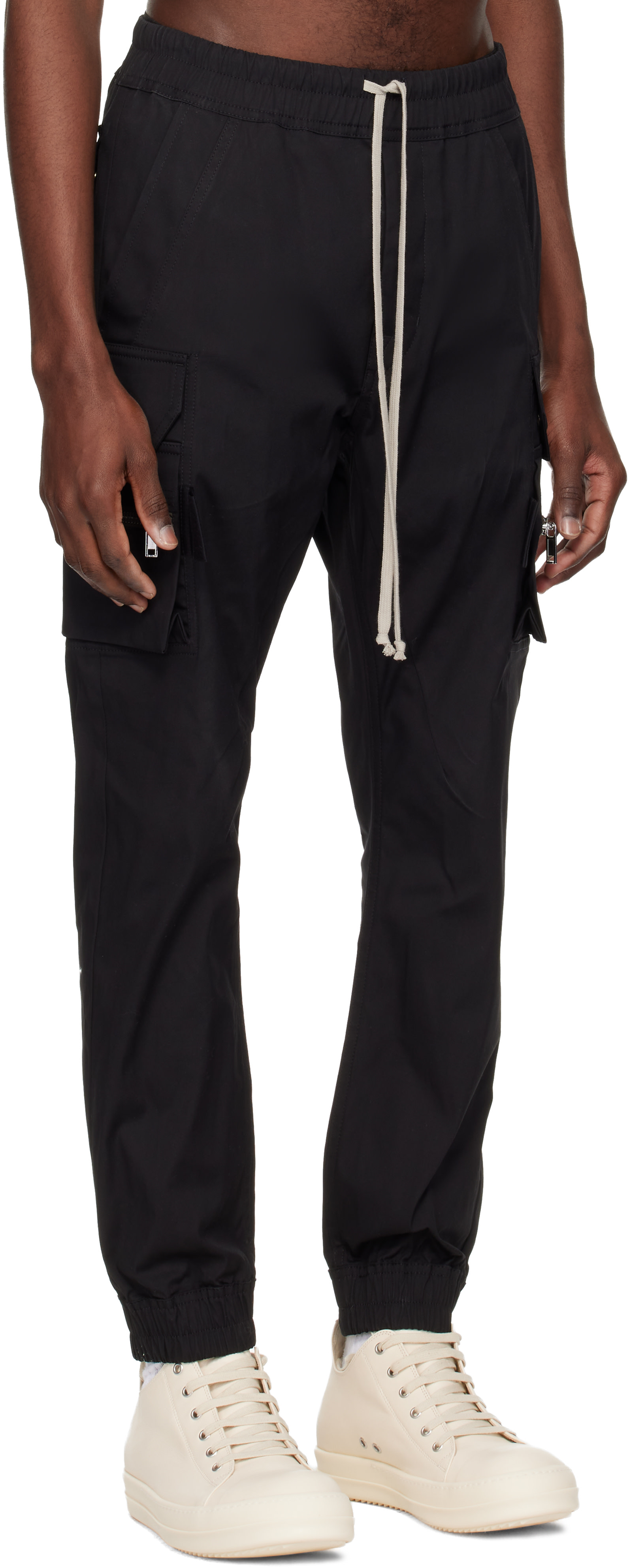 Rick Owens: Black Temple Mastodon Cargo Pants | SSENSE