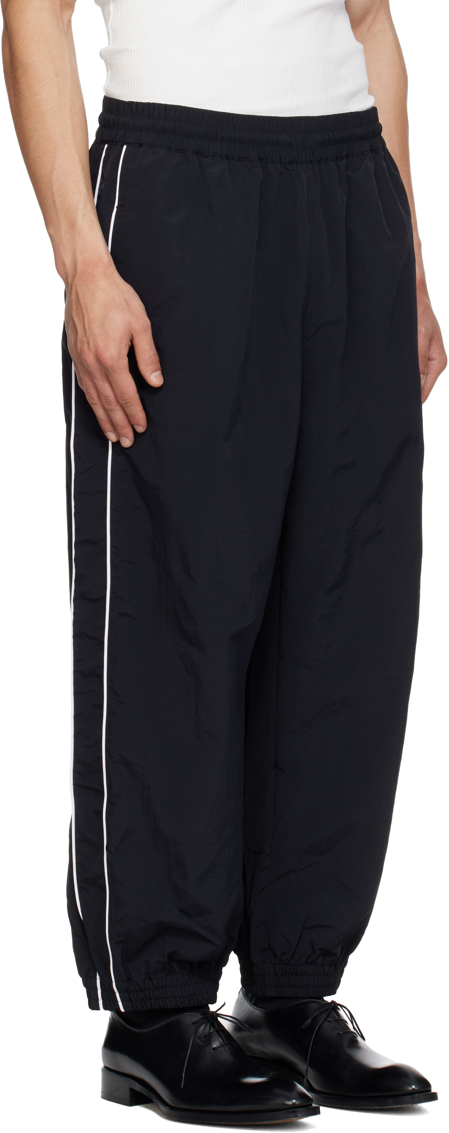 WILLY CHAVARRIA: Black Bad Boy Track Pants | SSENSE New Zealand