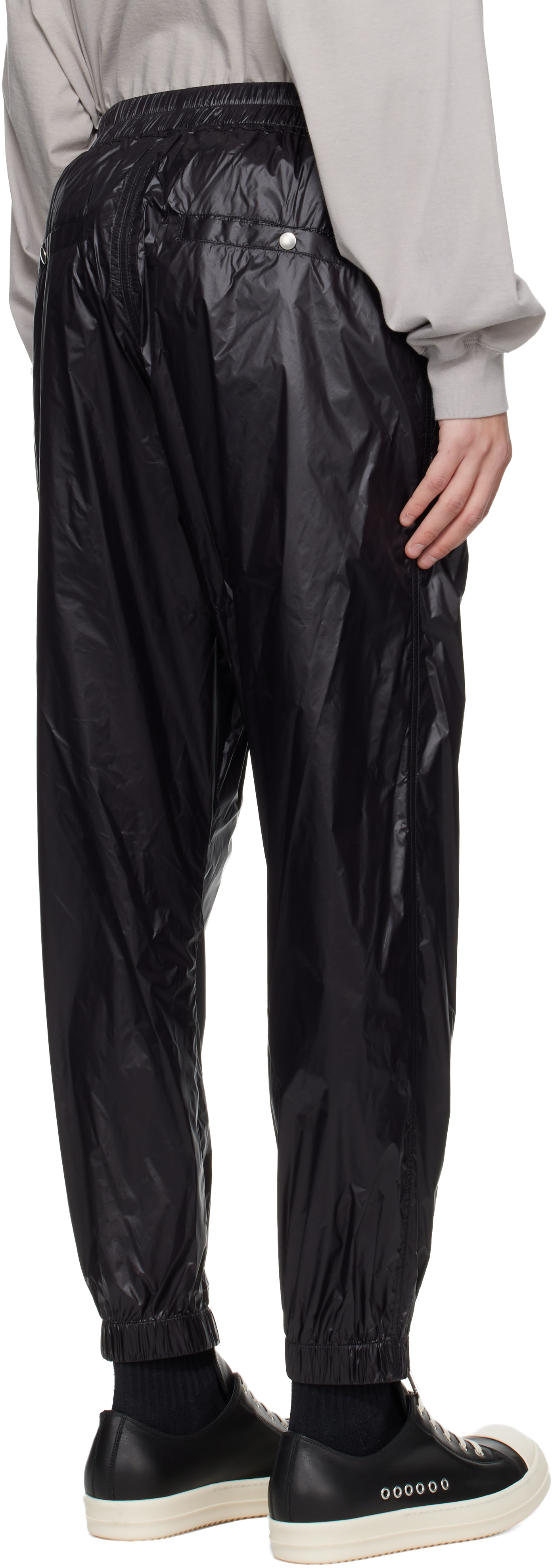 Rick Owens: Black Temple Tecuatl Track Pants | SSENSE