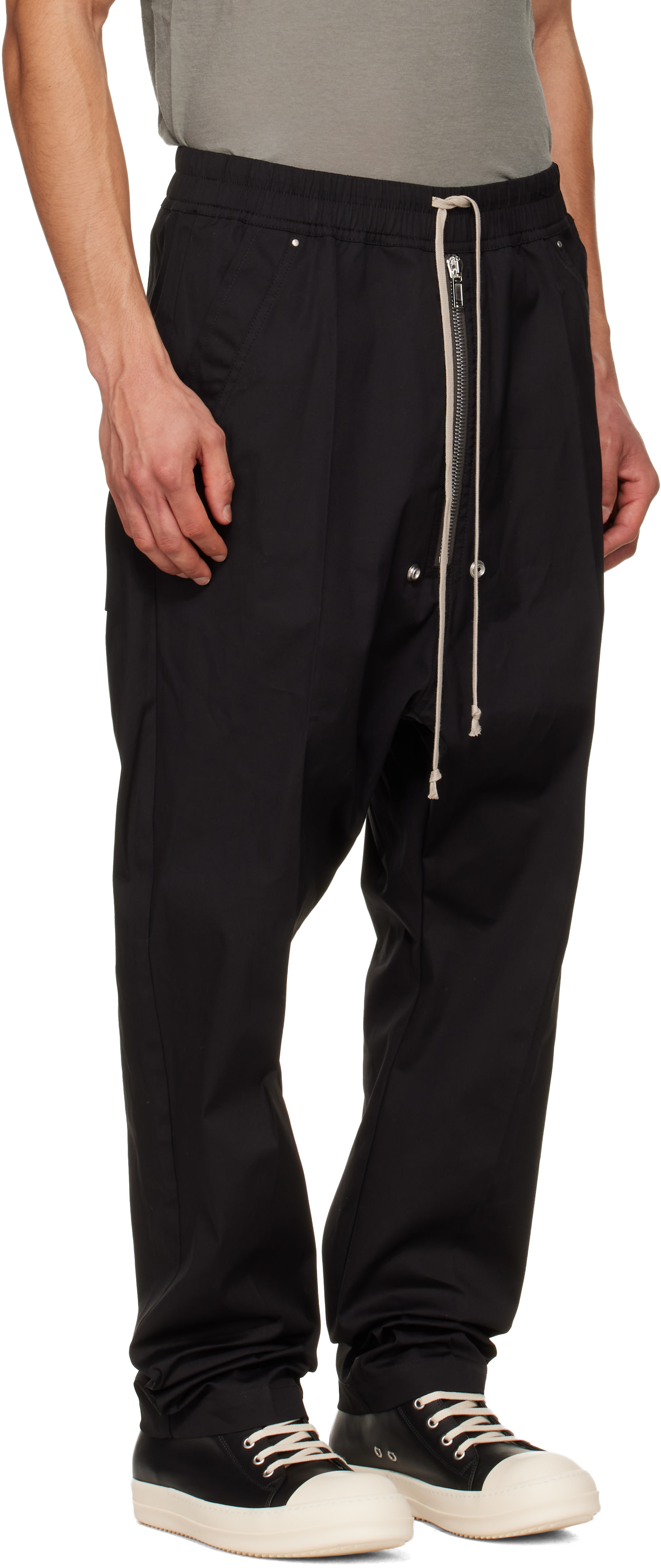 Rick Owens: Black Temple Bela Trousers | SSENSE