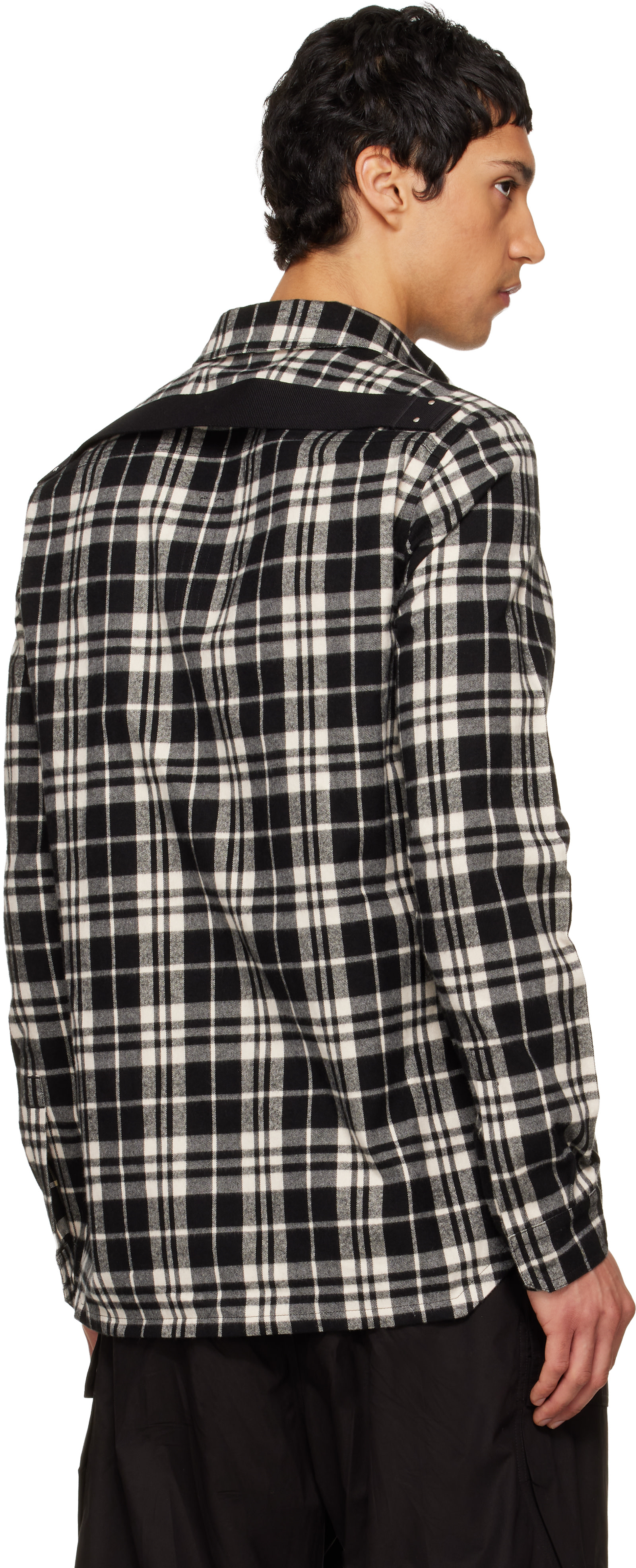 Rick Owens - ブラック Temple Outershirt シャツ