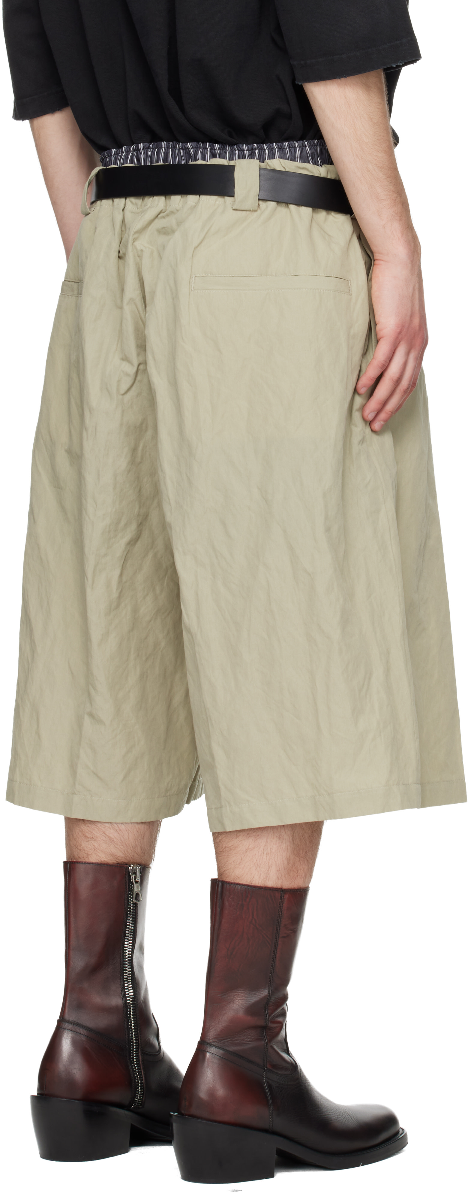 WILLY CHAVARRIA - Khaki Toluca Shorts