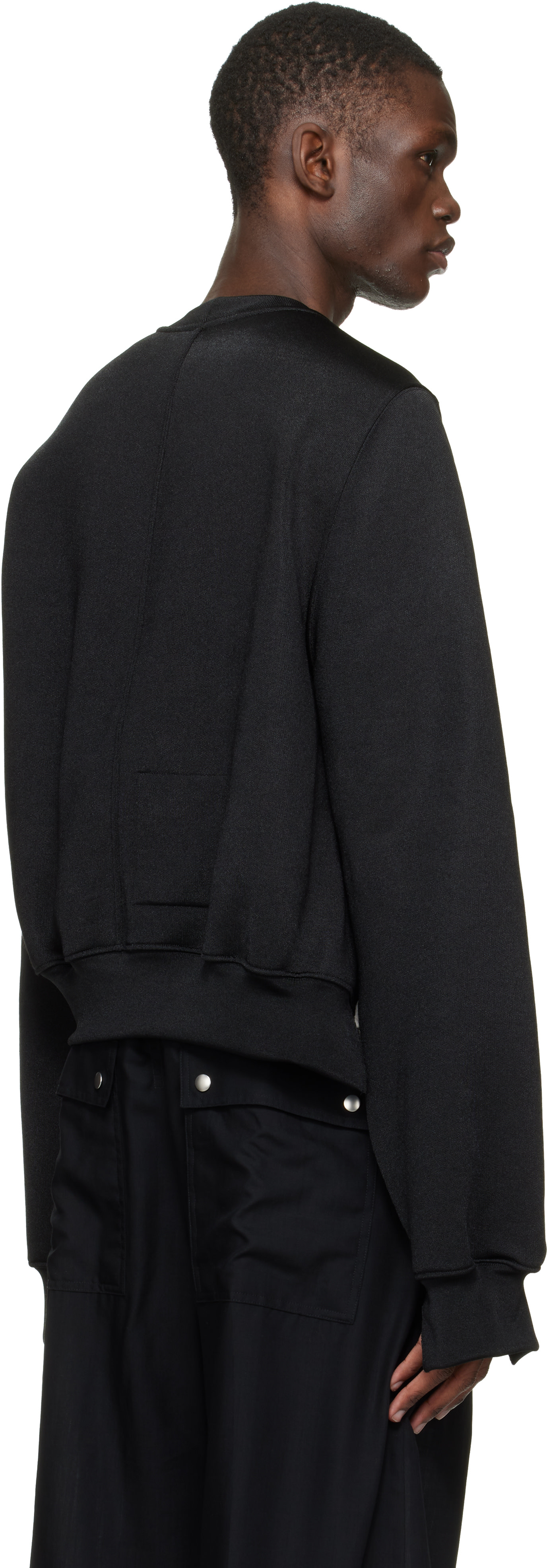 Rick Owens - 블랙 템플 베가 스웨트셔츠