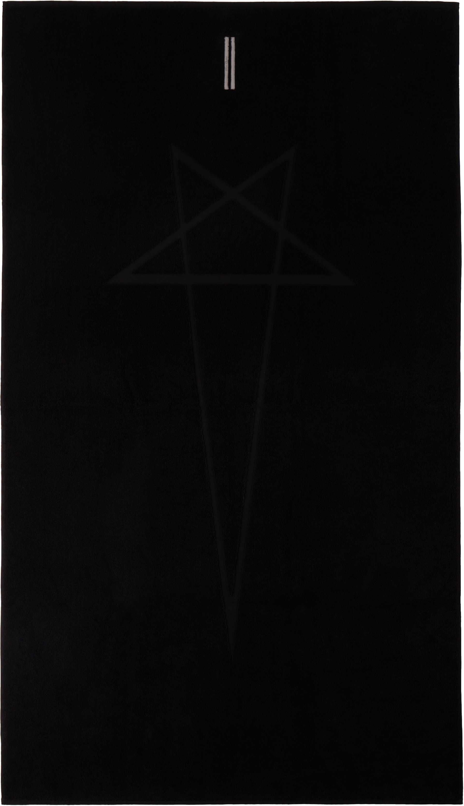 Rick Owens - Serviette de plage noire