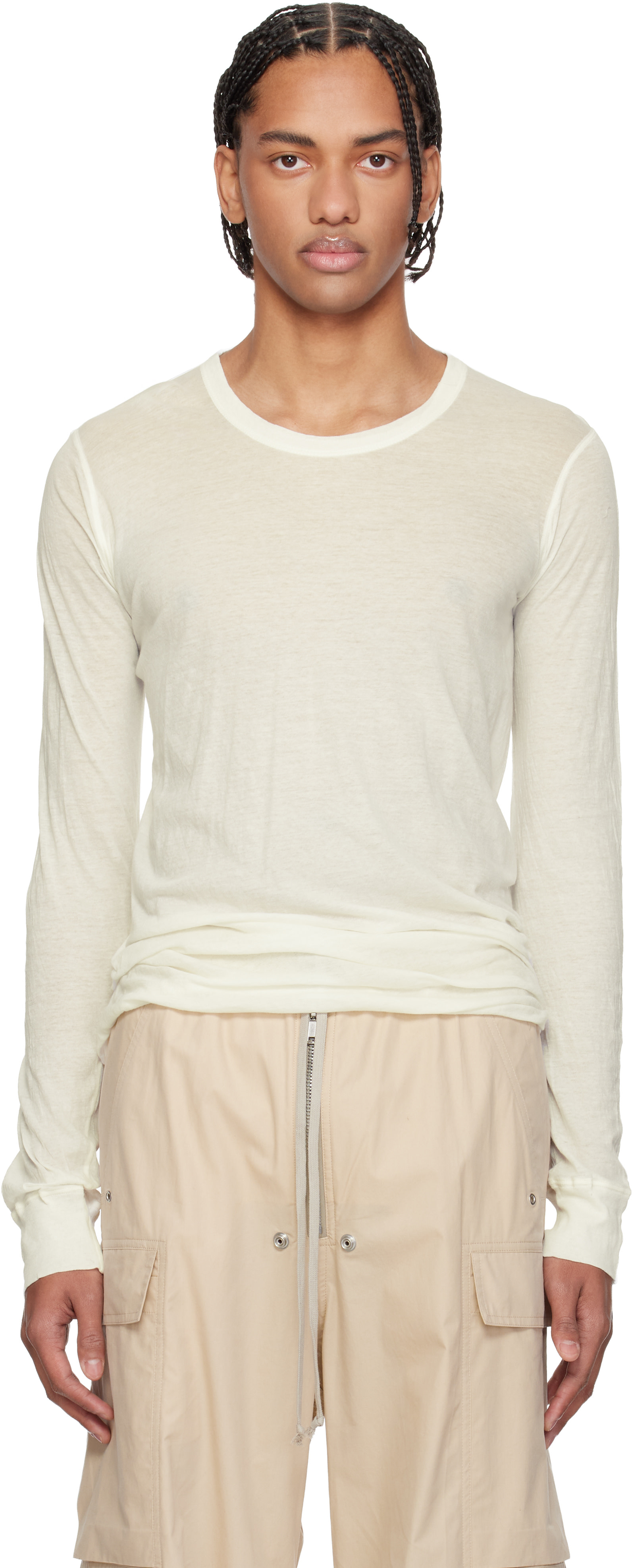 Rick Owens - Off-White Temple Basic LS T-shirt