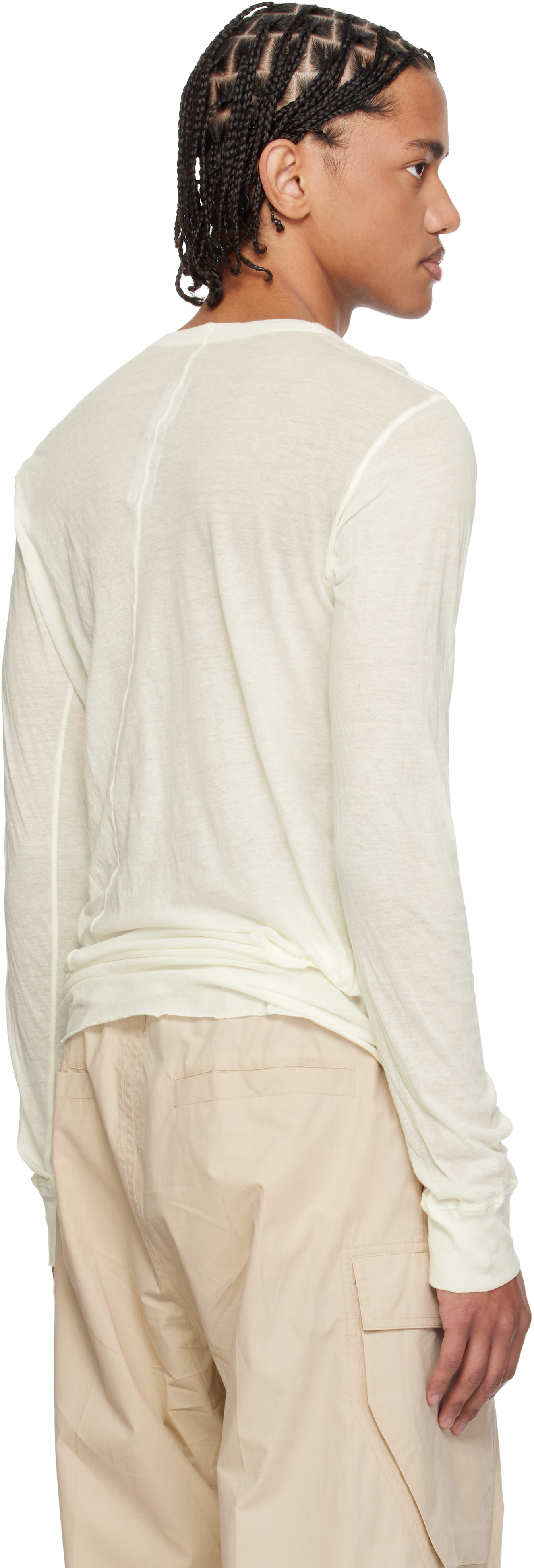 Rick Owens - Off-White Temple Basic LS T-shirt