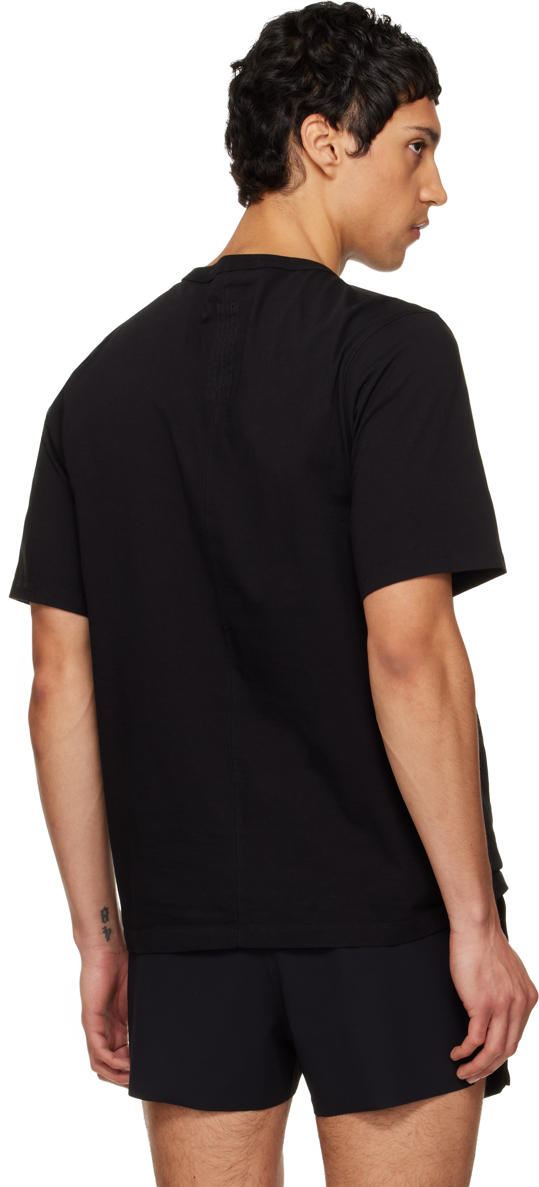 Rick Owens: Black Brad T-shirt | SSENSE
