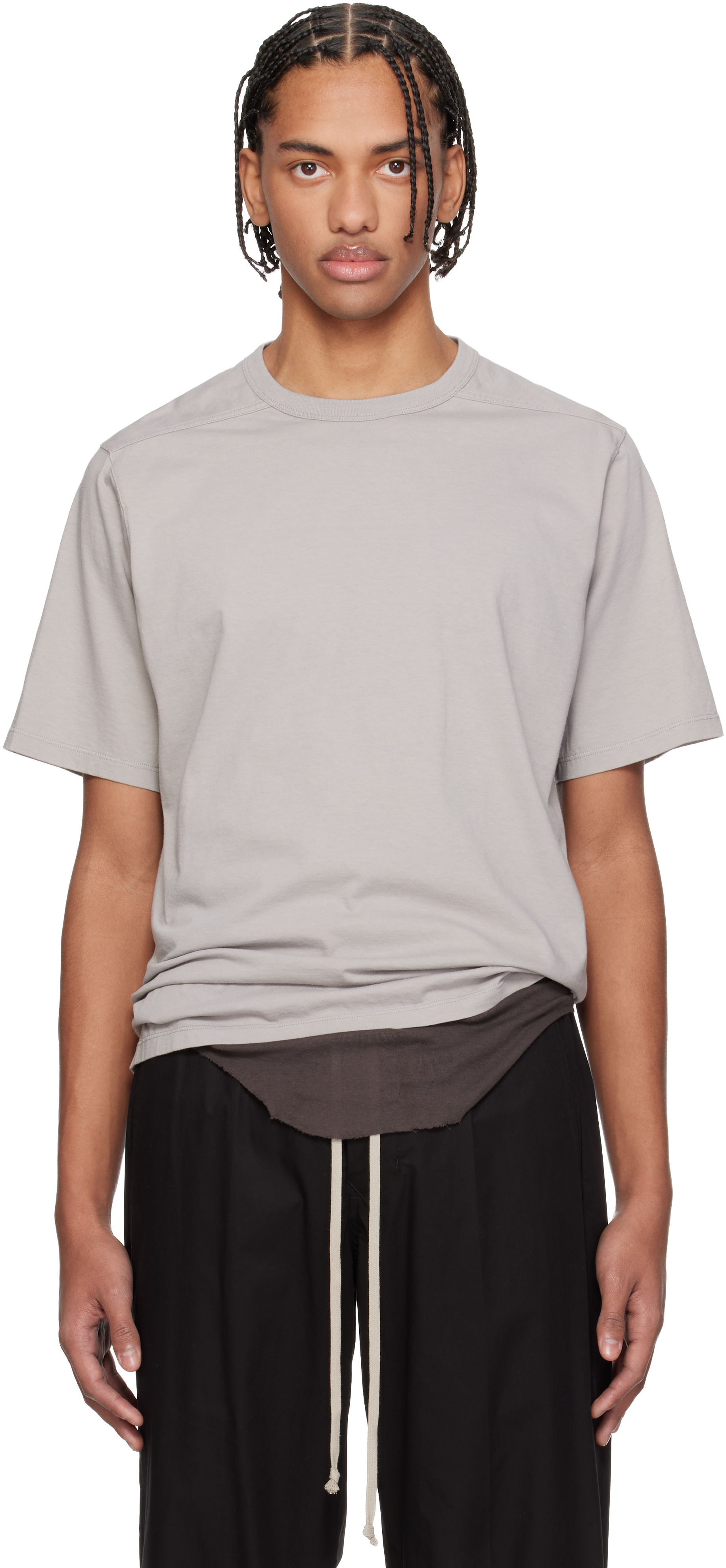 Rick Owens: Off-White Temple Brad T-shirt | SSENSE Bahrain
