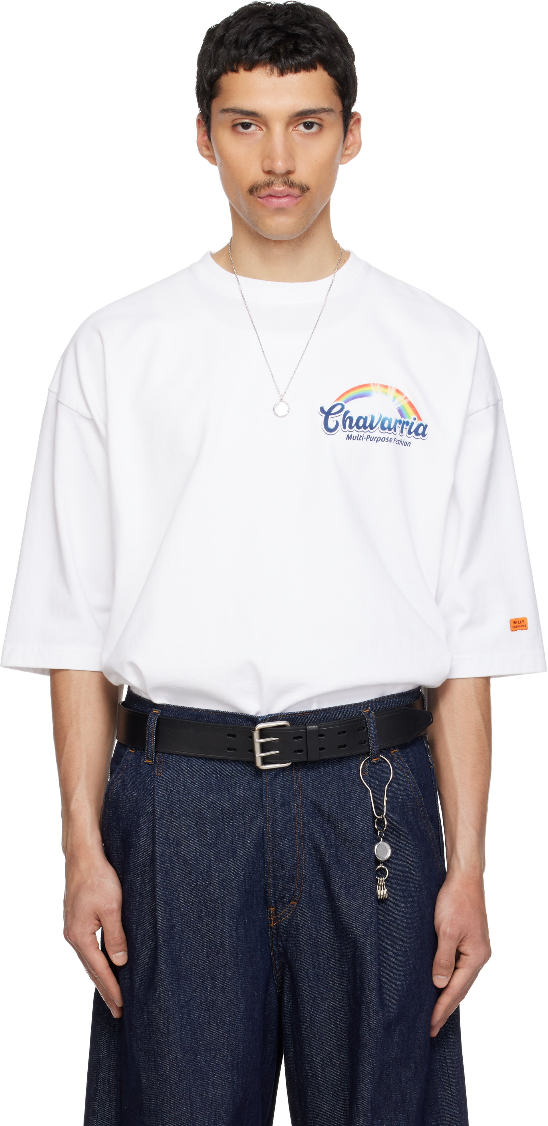 WILLY CHAVARRIA: White Fabuloso Buffalo T-shirt | SSENSE