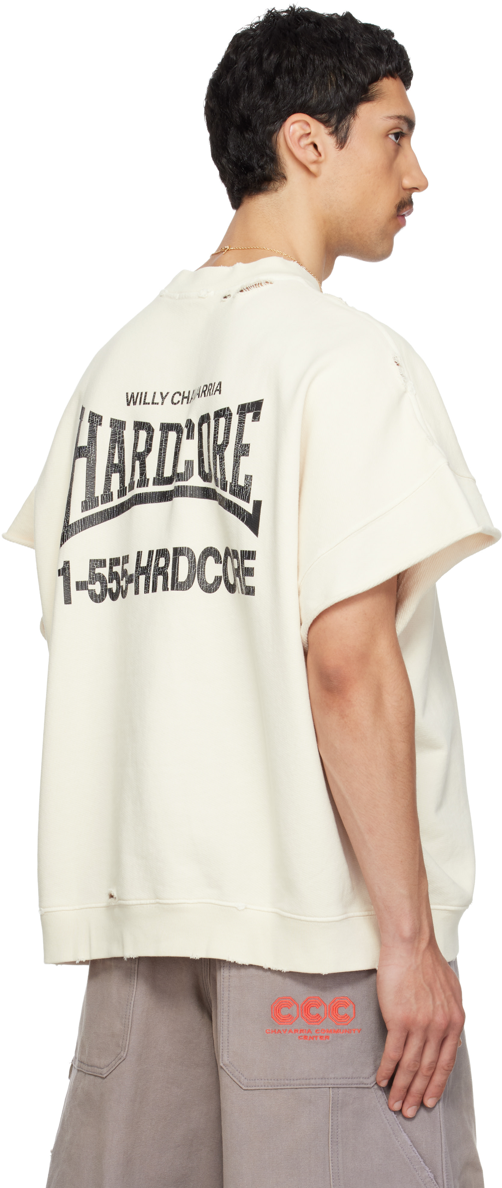 WILLY CHAVARRIA: Off-White 'Hardcore' Muscle T-shirt | SSENSE