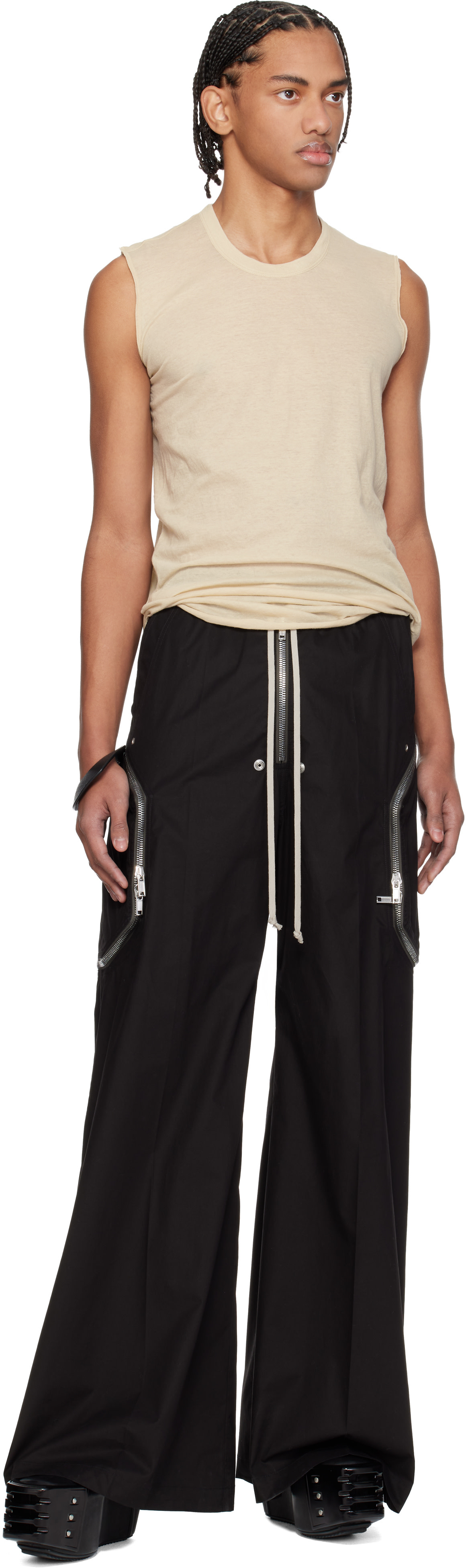 Rick Owens - 오프 화이트 템플 베이직 SL 탱크탑