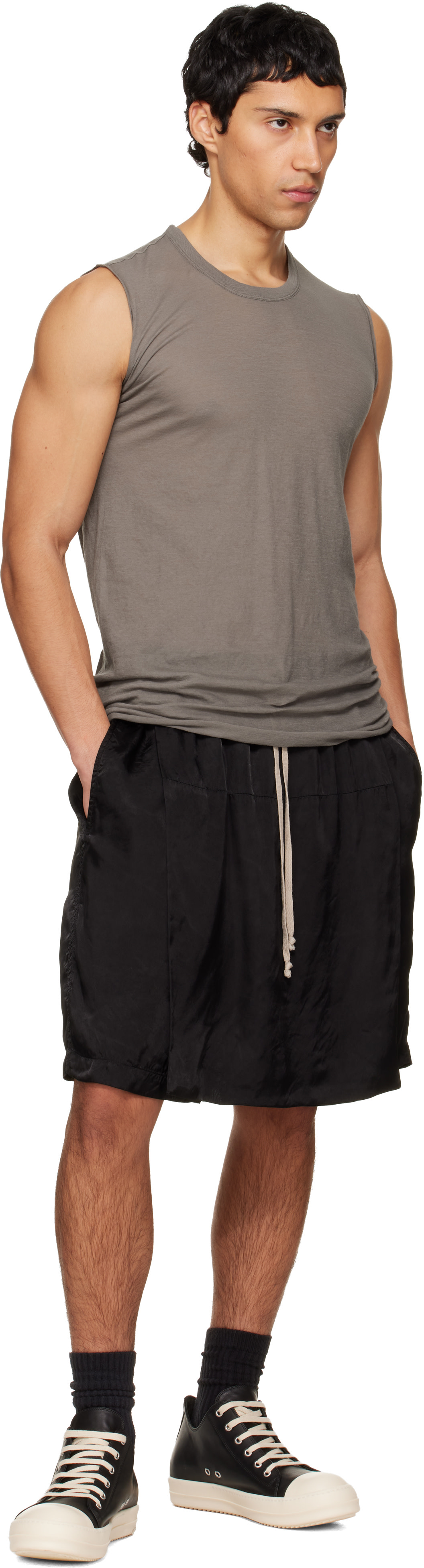 Rick Owens - グレー Temple Basic SL タンクトップ