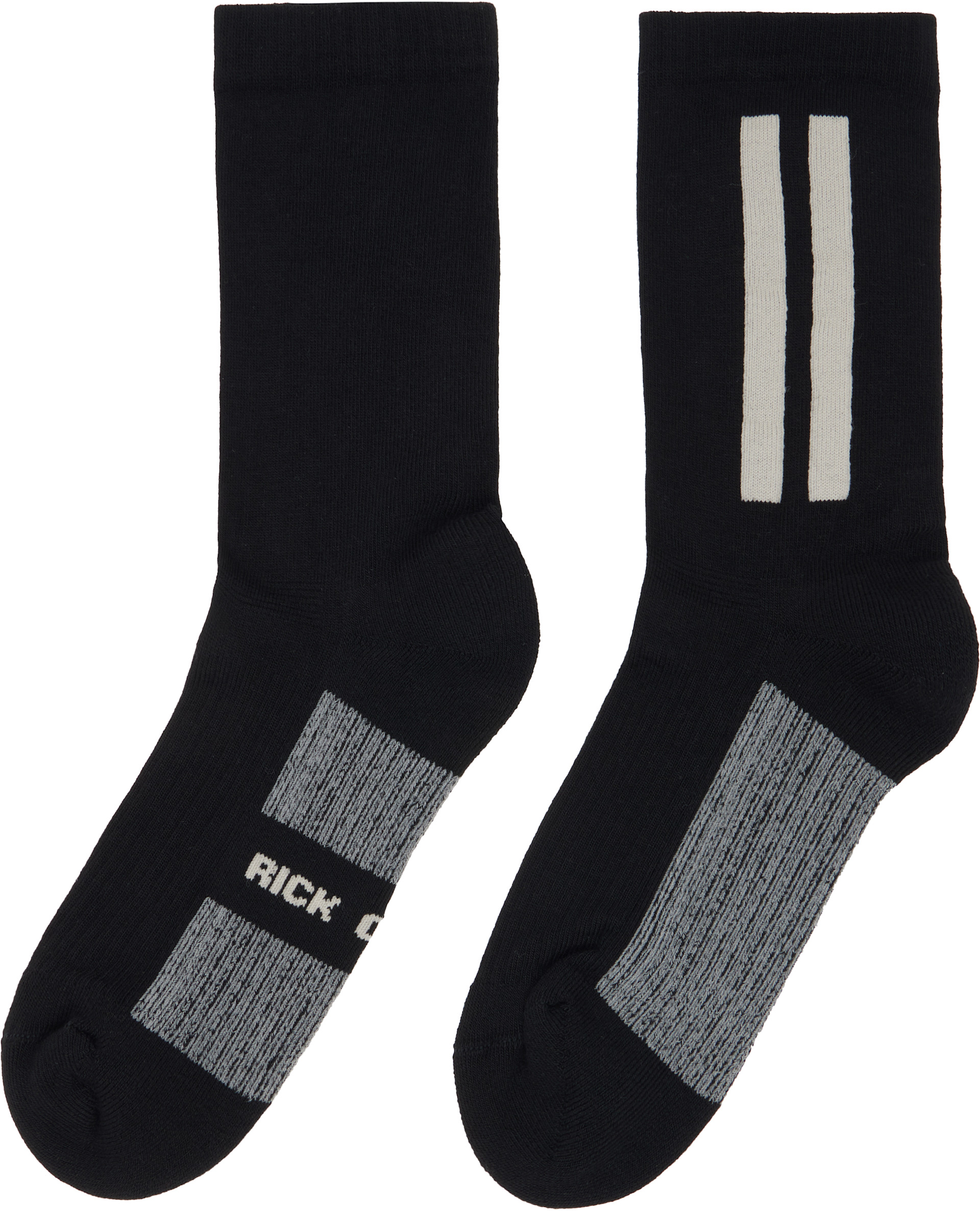 Rick Owens - 블랙 템플 글리터 양말