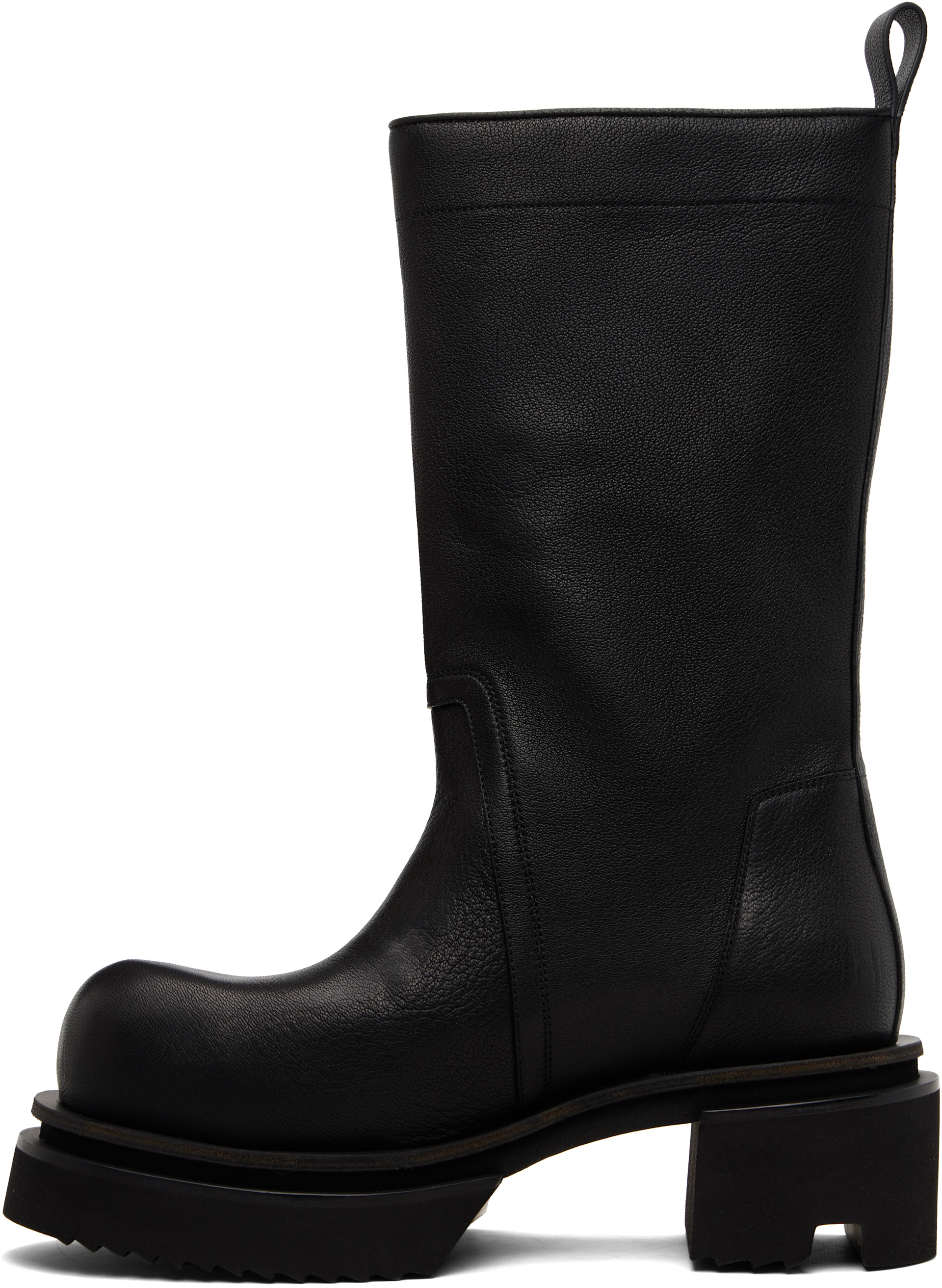 Rick Owens - ブラック Temple Calf Pull On Bogun ブーツ