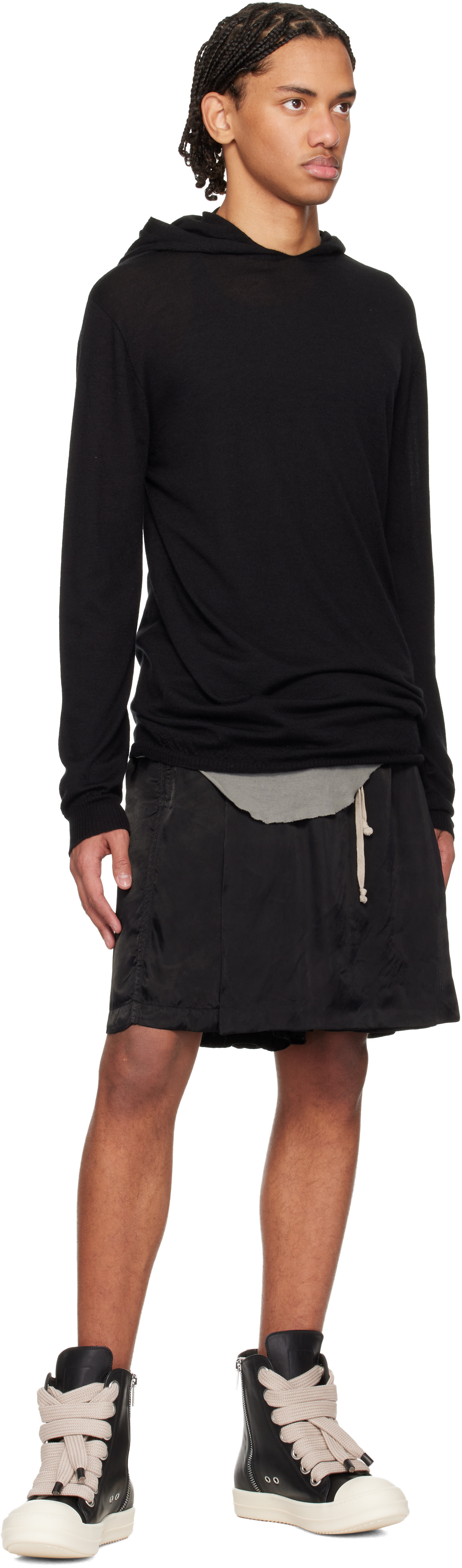 Black Temple Jumbolace Sneaks Sneakers