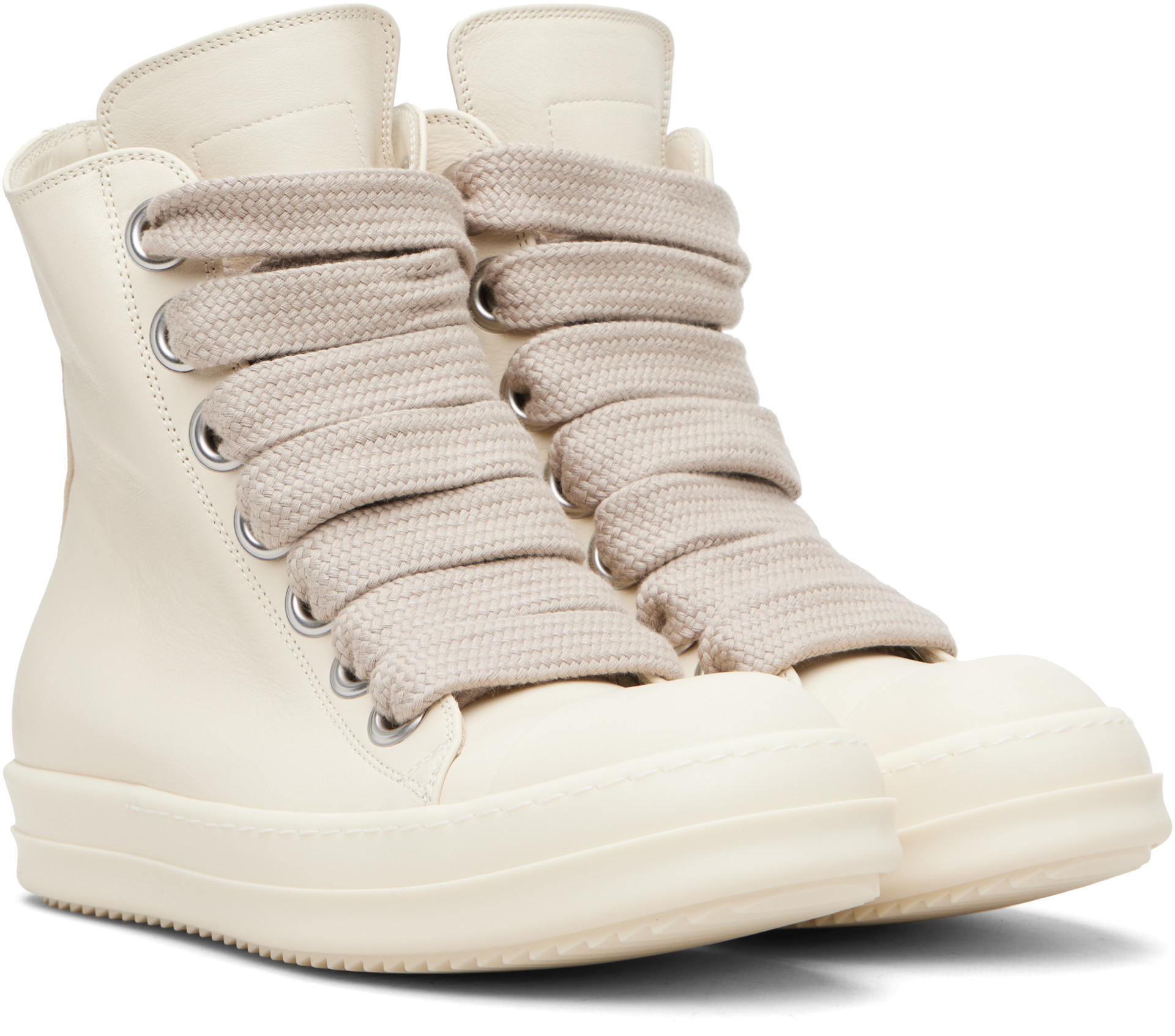 Rick Owens - 오프 화이트 템플 점보레이스 스니커즈