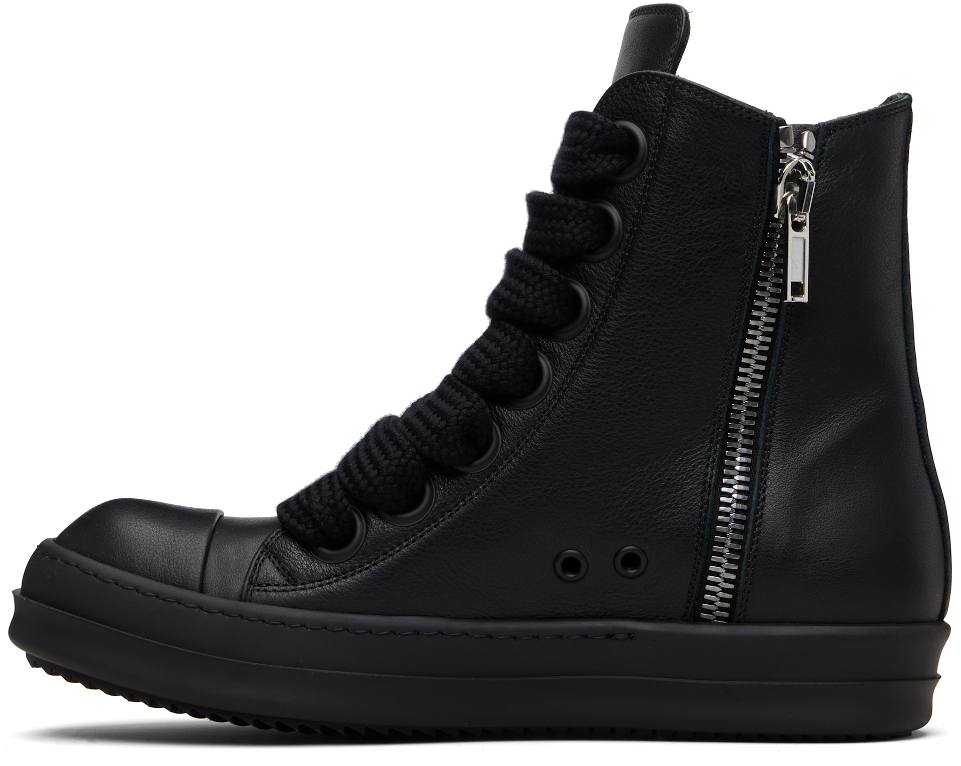 Rick Owens: ブラック Temple Jumbolace Sneaks スニーカー | SSENSE 日本