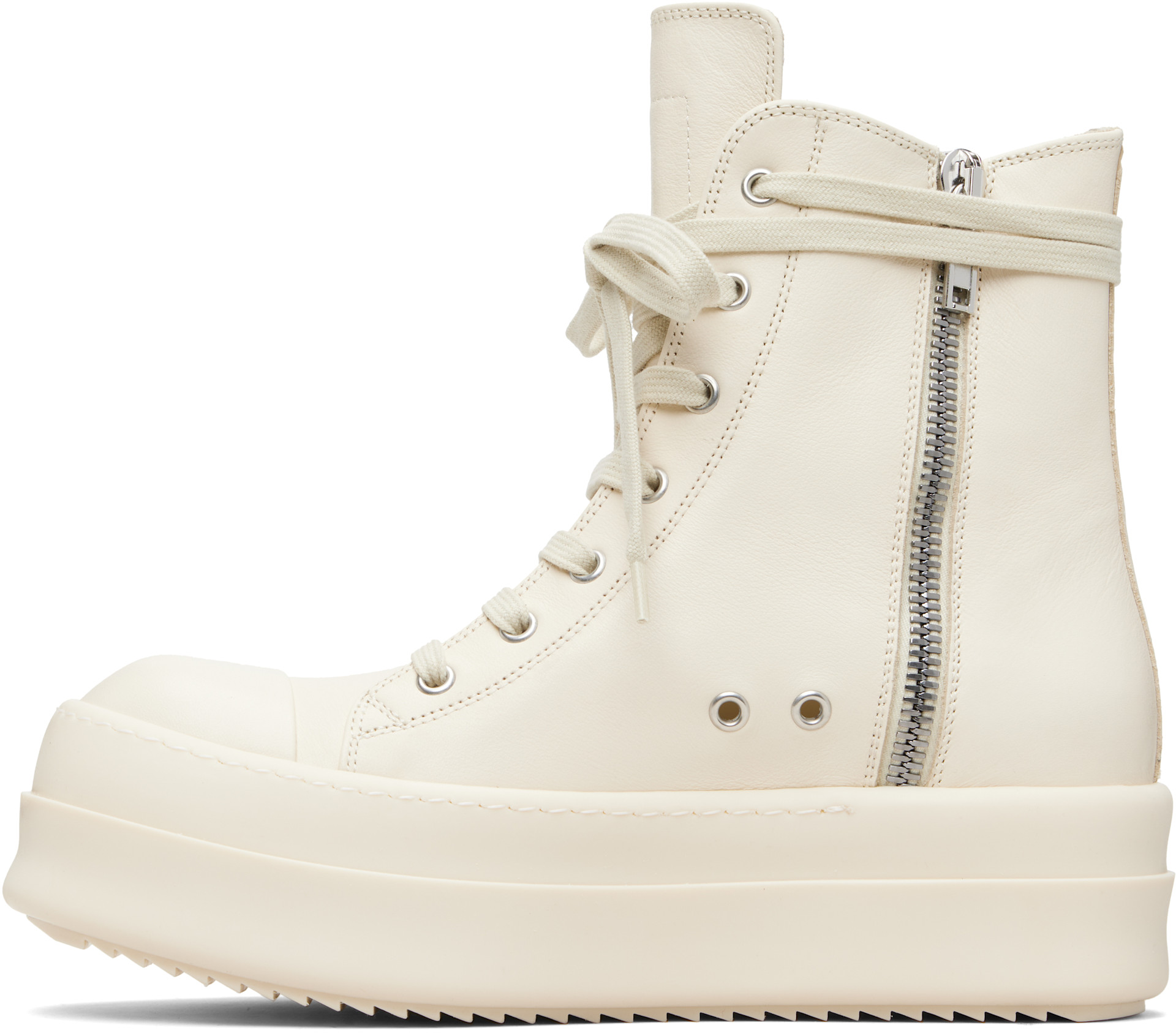 Rick Owens: Off-White Temple Mega Bumper Sneakers | SSENSE